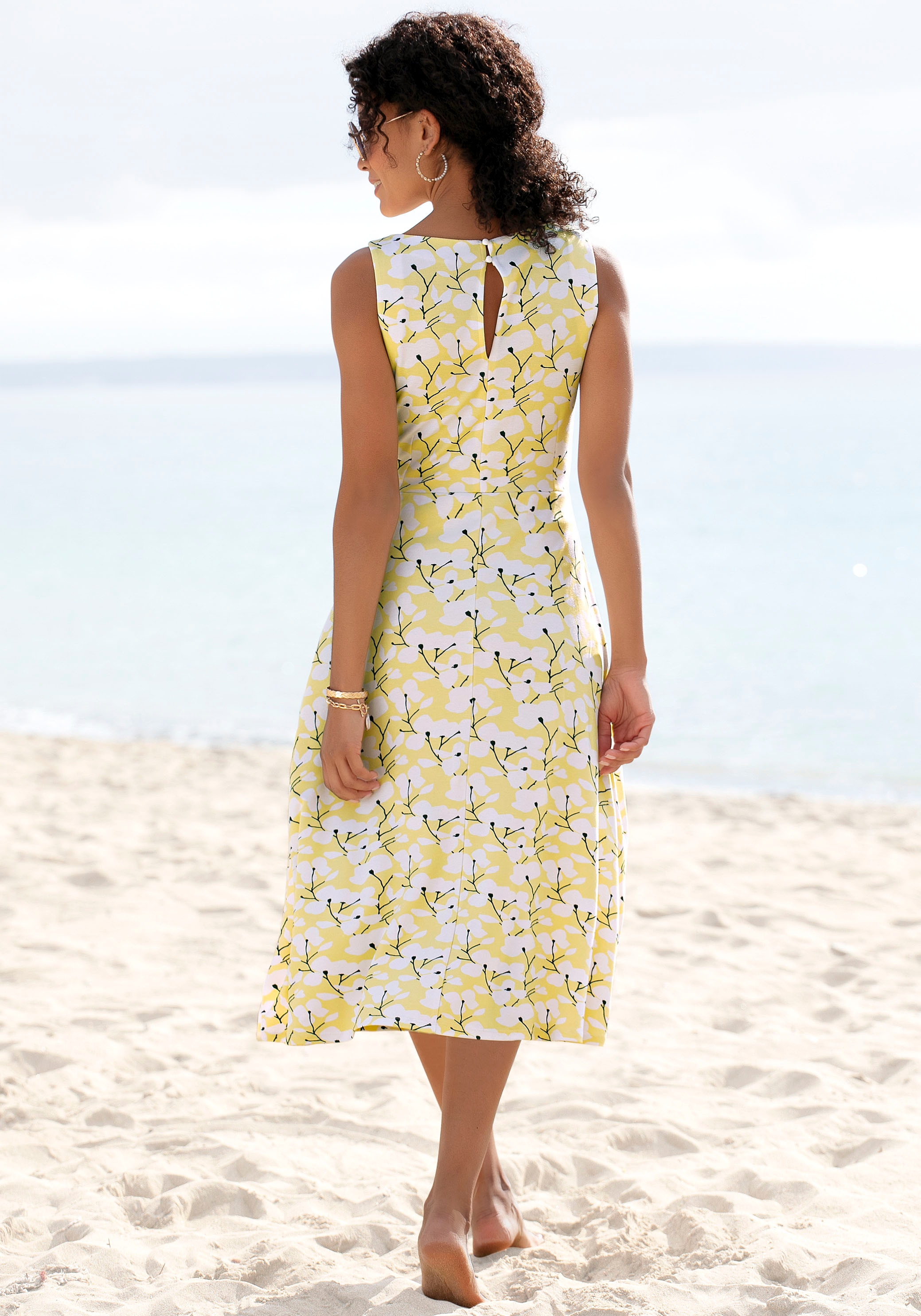 BAUR Strandmode, Beachtime Strandbekleidung mit Sommerkleid, | Blumendruck, für bestellen
