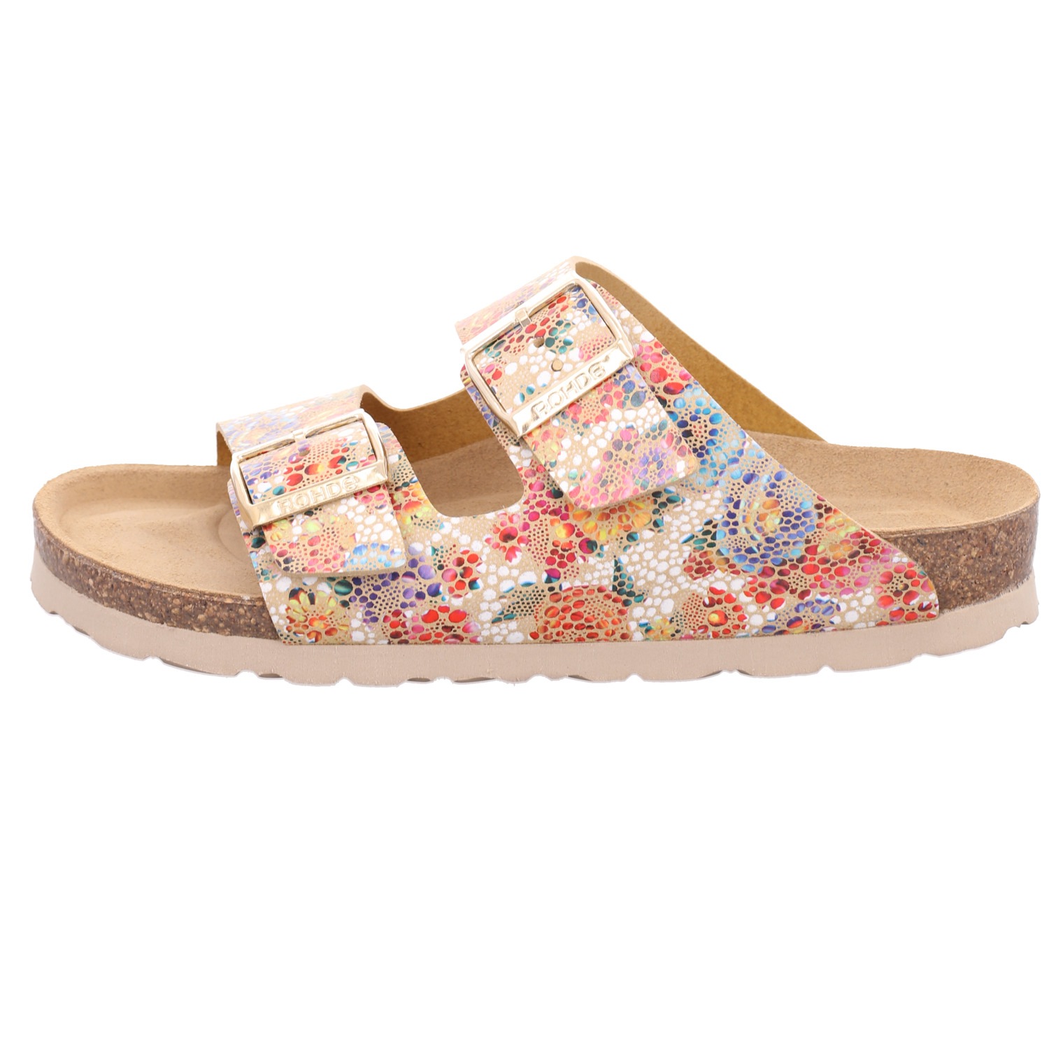 Rohde Alba Women's Mule Beige Multicolor 42 5