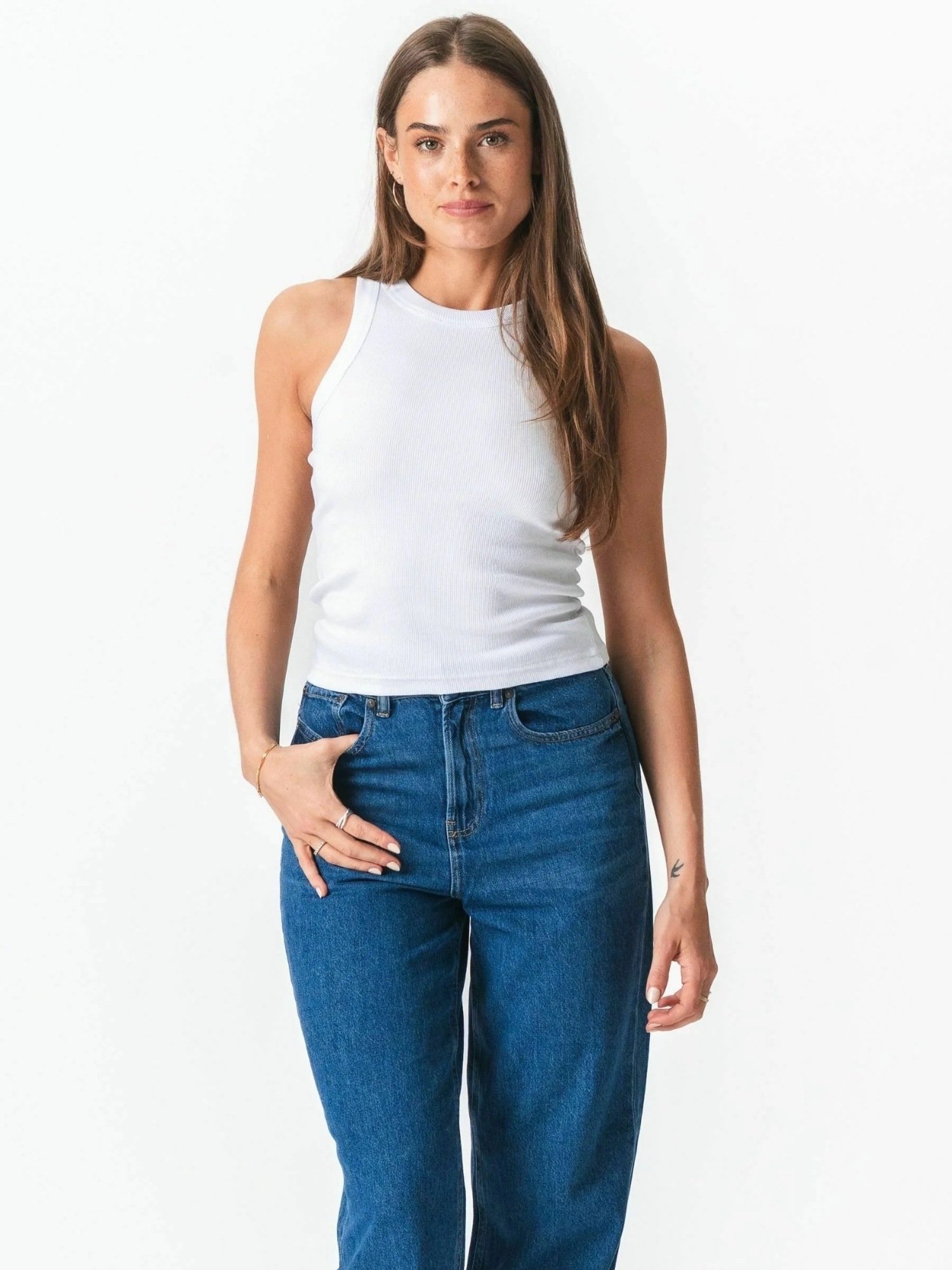 TeeShoppen Funktionstop "TEESHOPPEN Top Ribbed"
