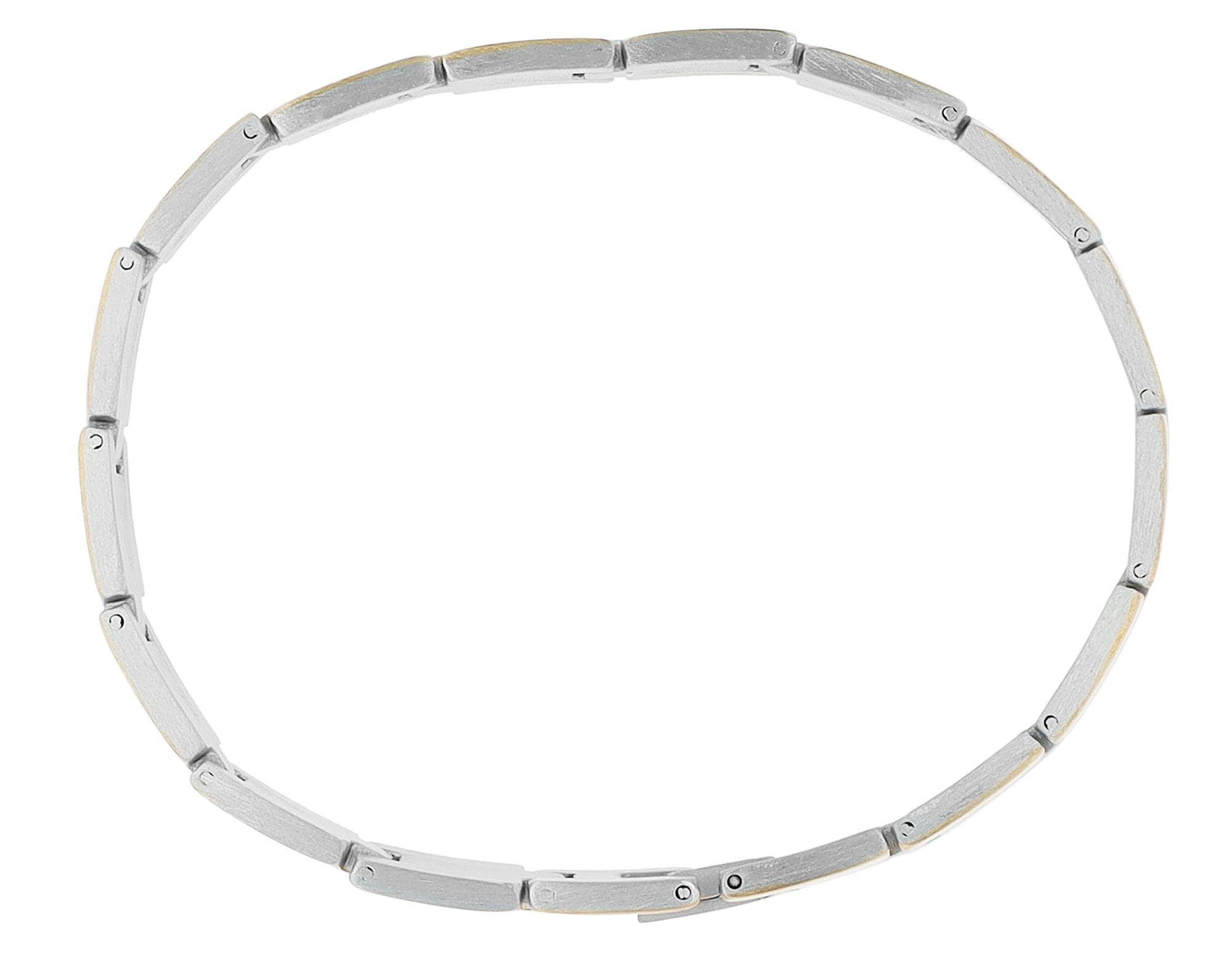Adelia´s Gliederarmband »Unisex Armband – Gliederarmband aus Edelstahl 21,5 cm« Ideal zum Verschenken – schlicht und stilvoll
