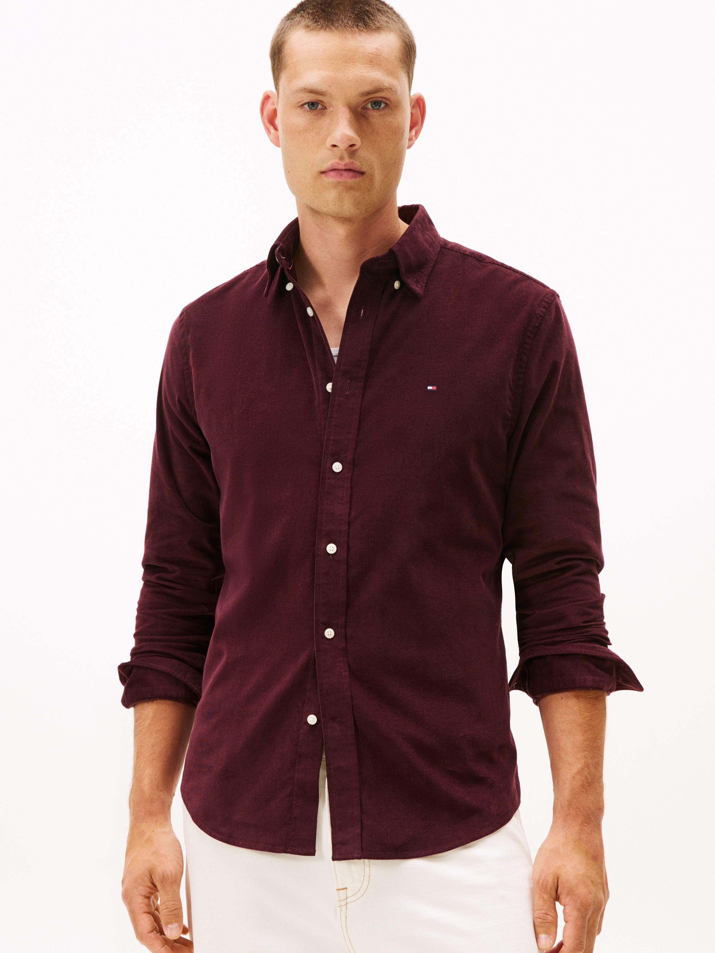 Tommy Hilfiger Langarmhemd "SOLID CORDUROY SHIRT", Regular fit günstig online kaufen