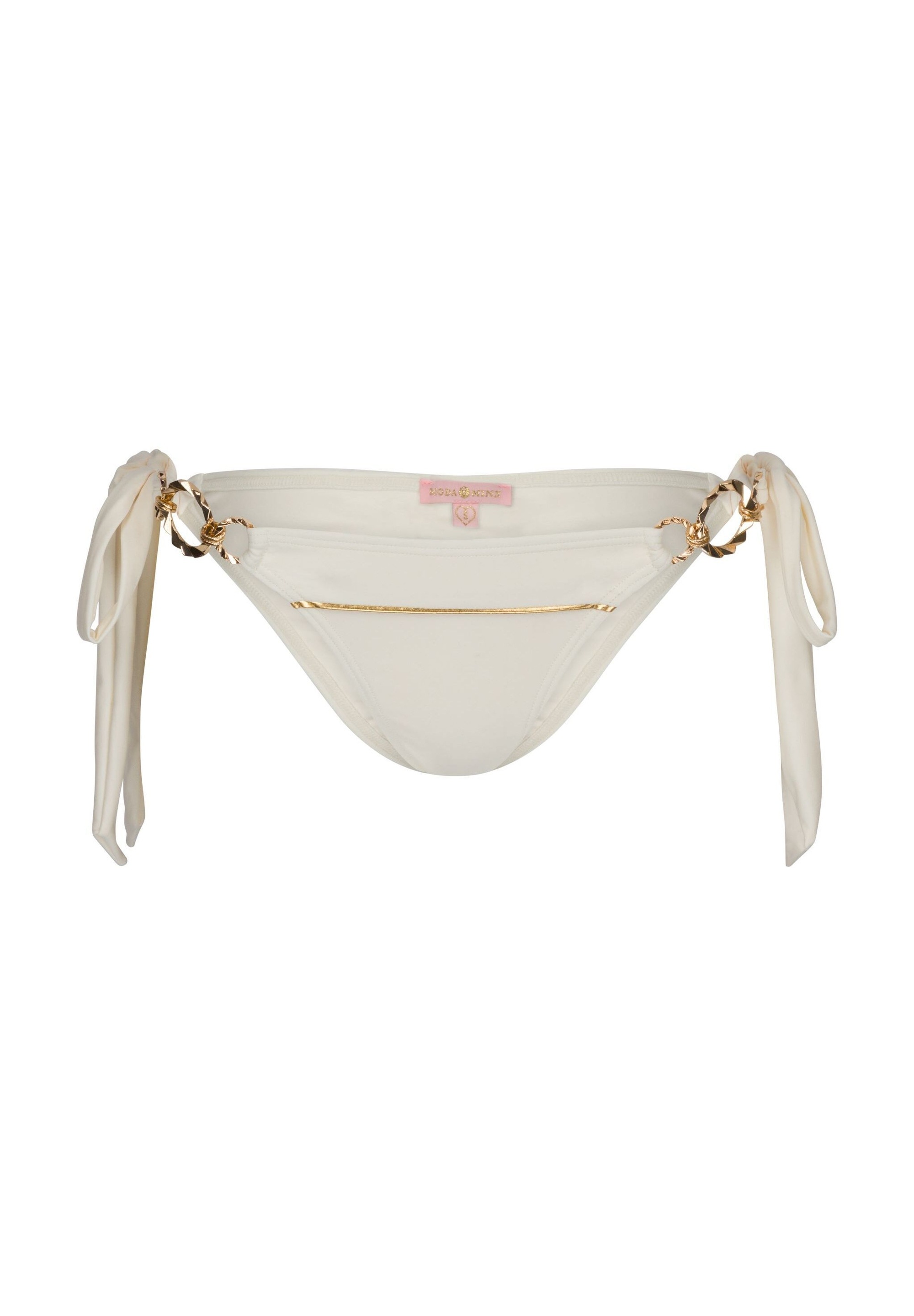 Moda Minx Bikini-Hose »Hoop Hoop seitlich gebunden«, (1 St., Panty), mit wunderschönen Ringen