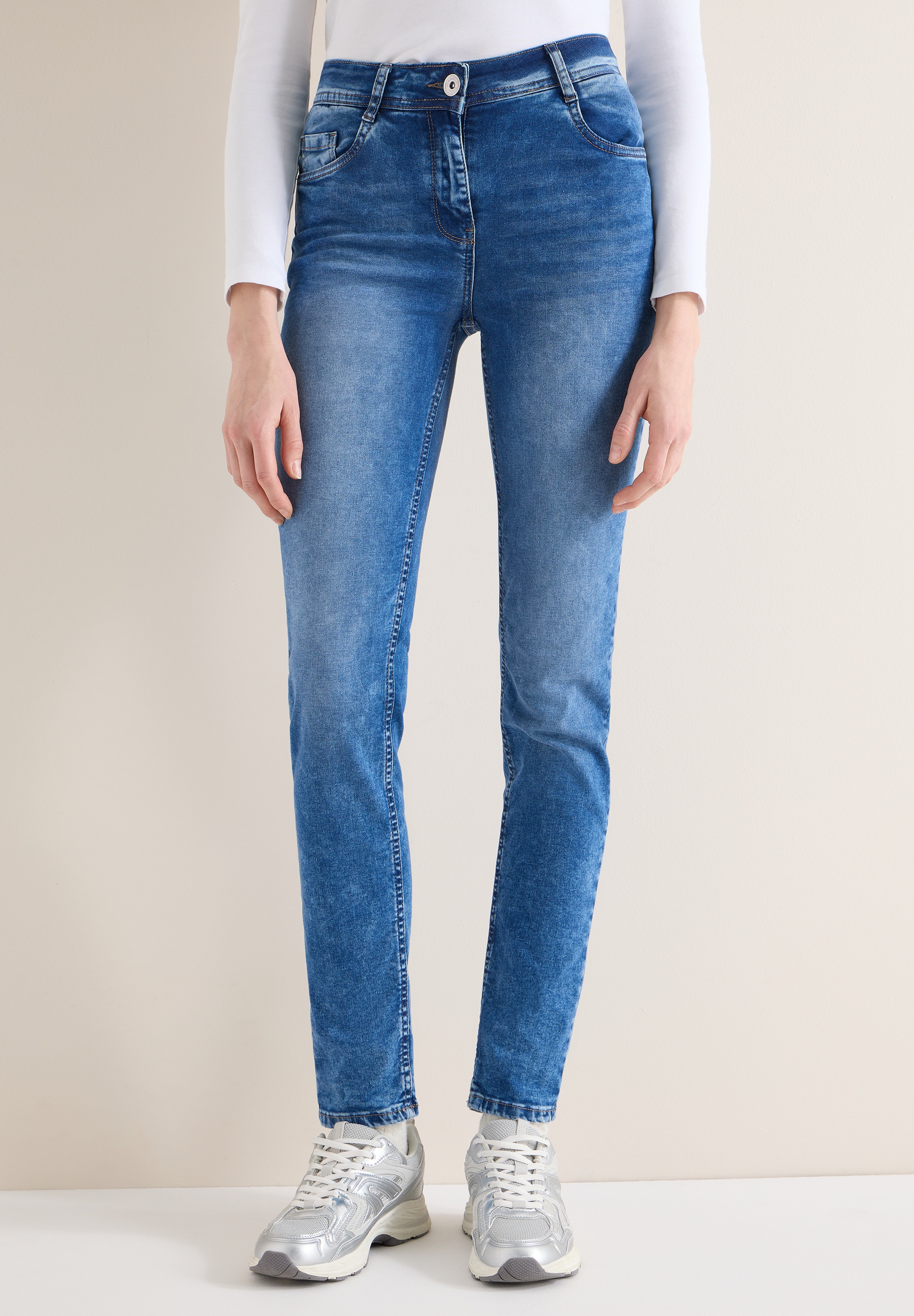 Cecil Slim-fit-Jeans High Waist günstig online kaufen