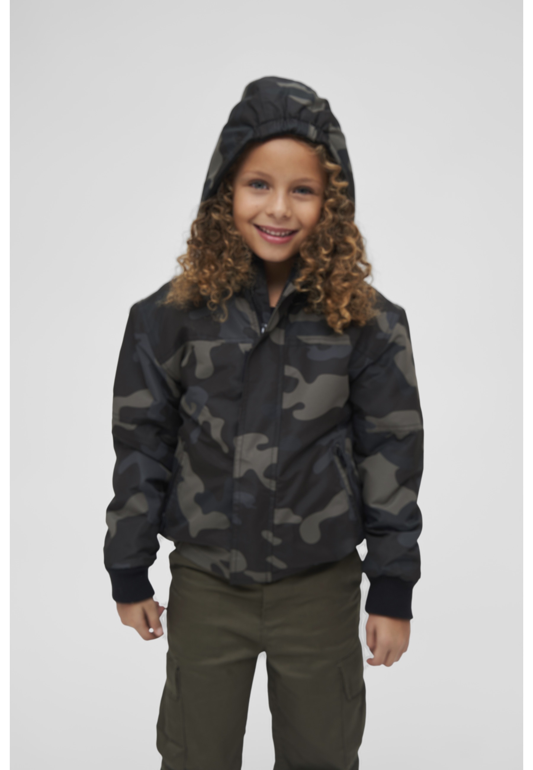 Brandit Allwetterjacke »Brandit Unisex Kids Windbreaker Frontzip« 1 Stk. tlg. mit Kapuze