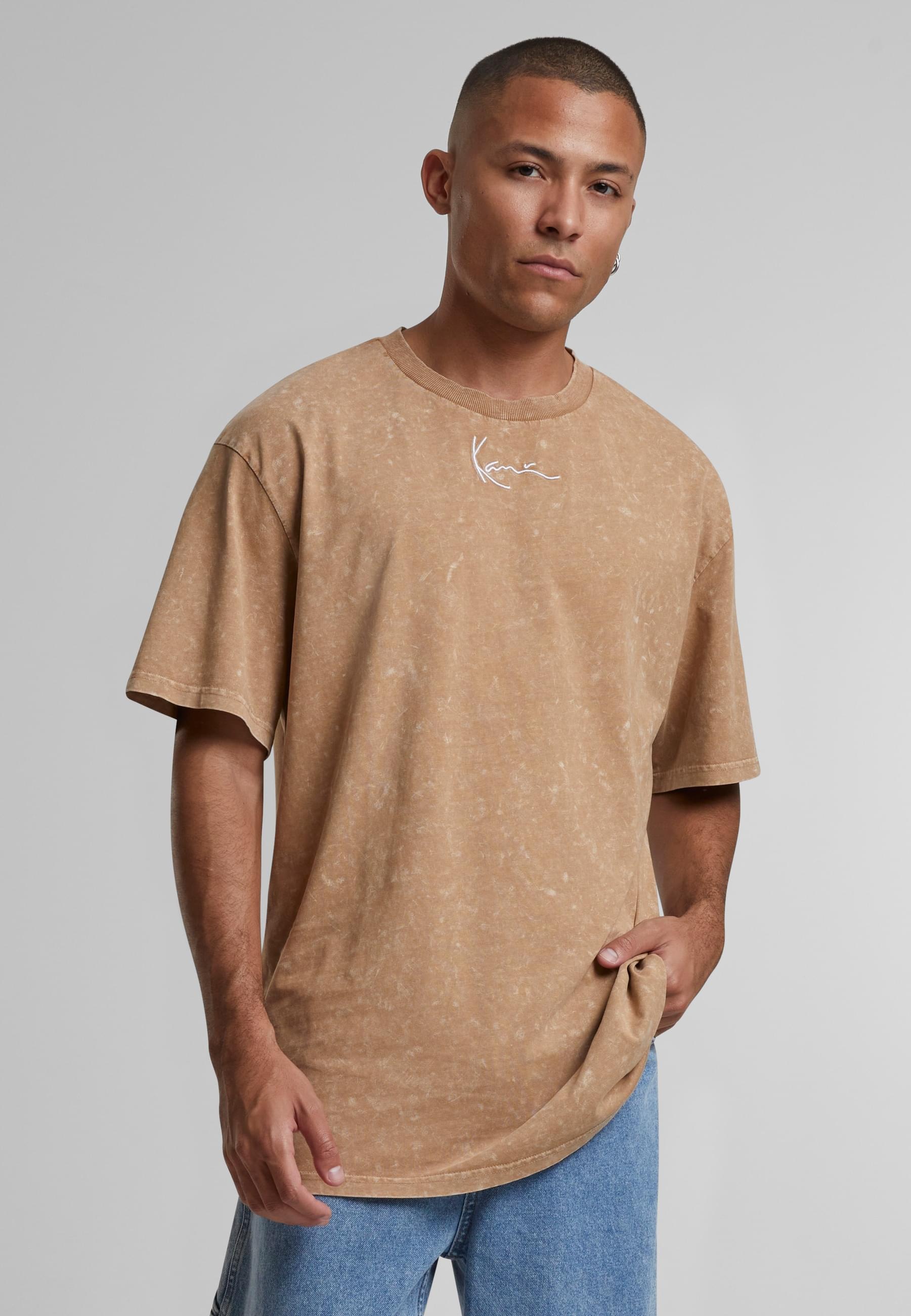 Thumbnail - Karl Kani T-Shirt "Karl Kani Herren KU242-006-2 Small Signature Washed Print Tee" 1 Stk.