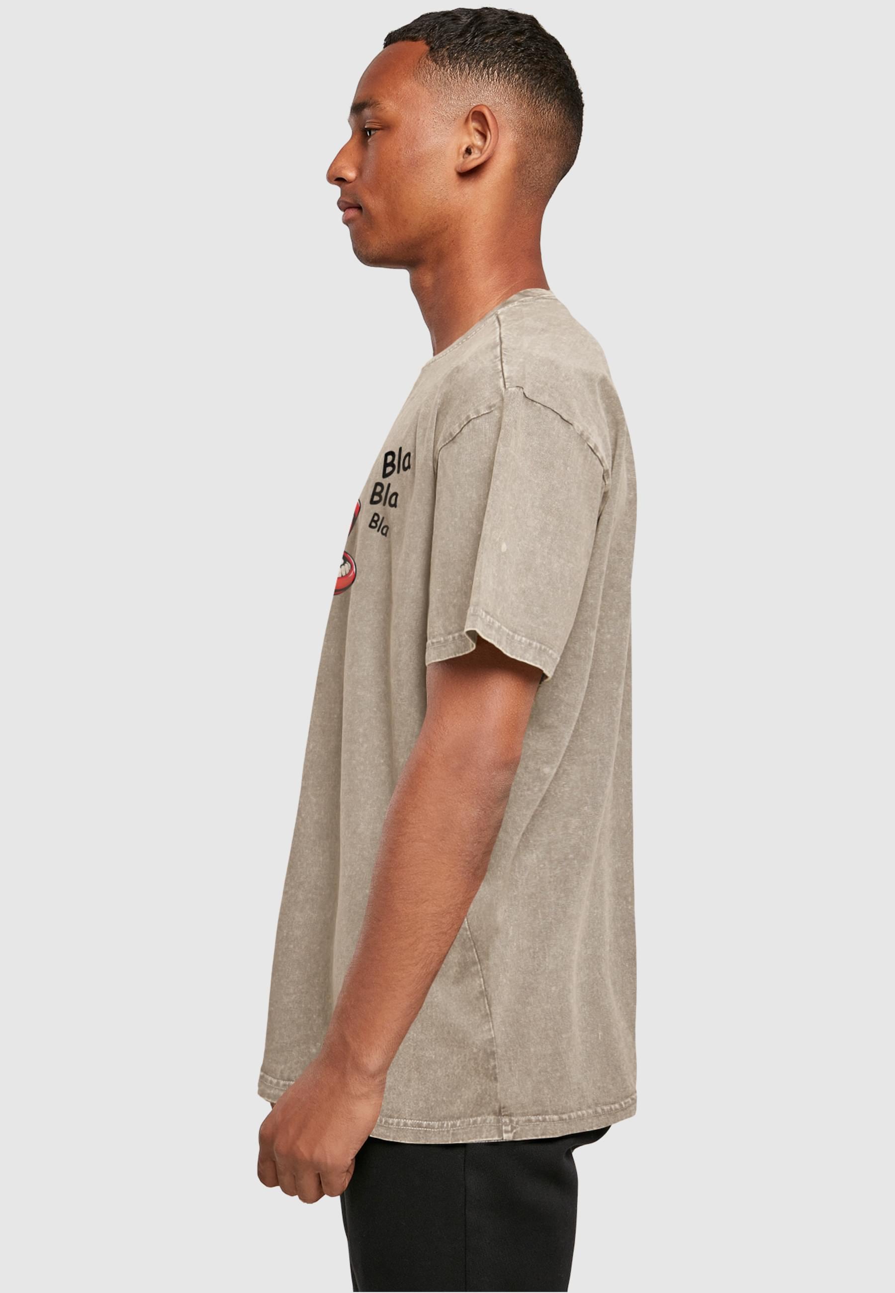 Merchcode T-Shirt »Merchcode Herren Bla Bla Bla Comic Acid Washed Oversized Tee«, (1 tlg.)