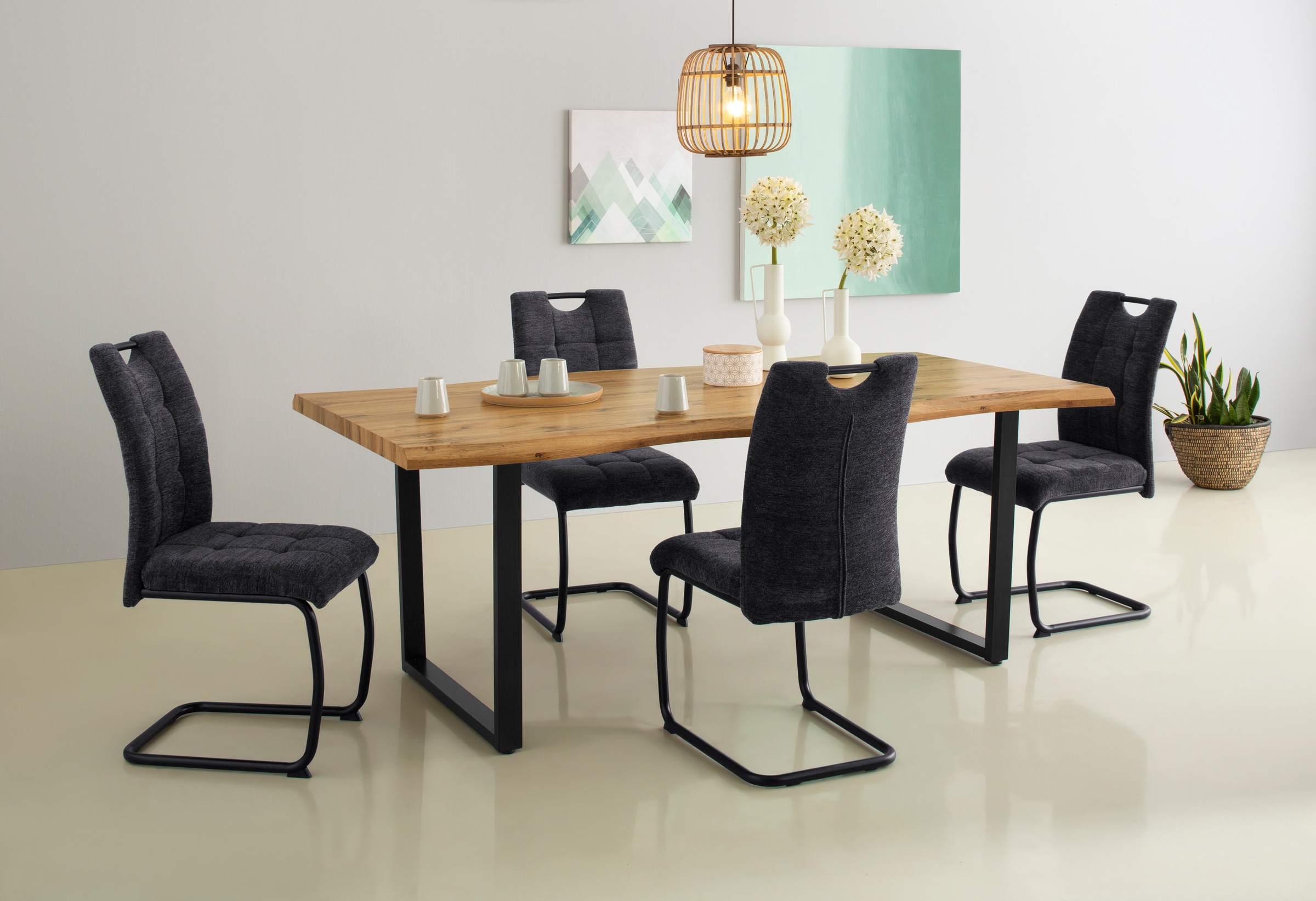 HELA Esstisch "GISELLE Baumkantentisch, Küchentisch, TOPSELLER OTTOs Choice günstig online kaufen