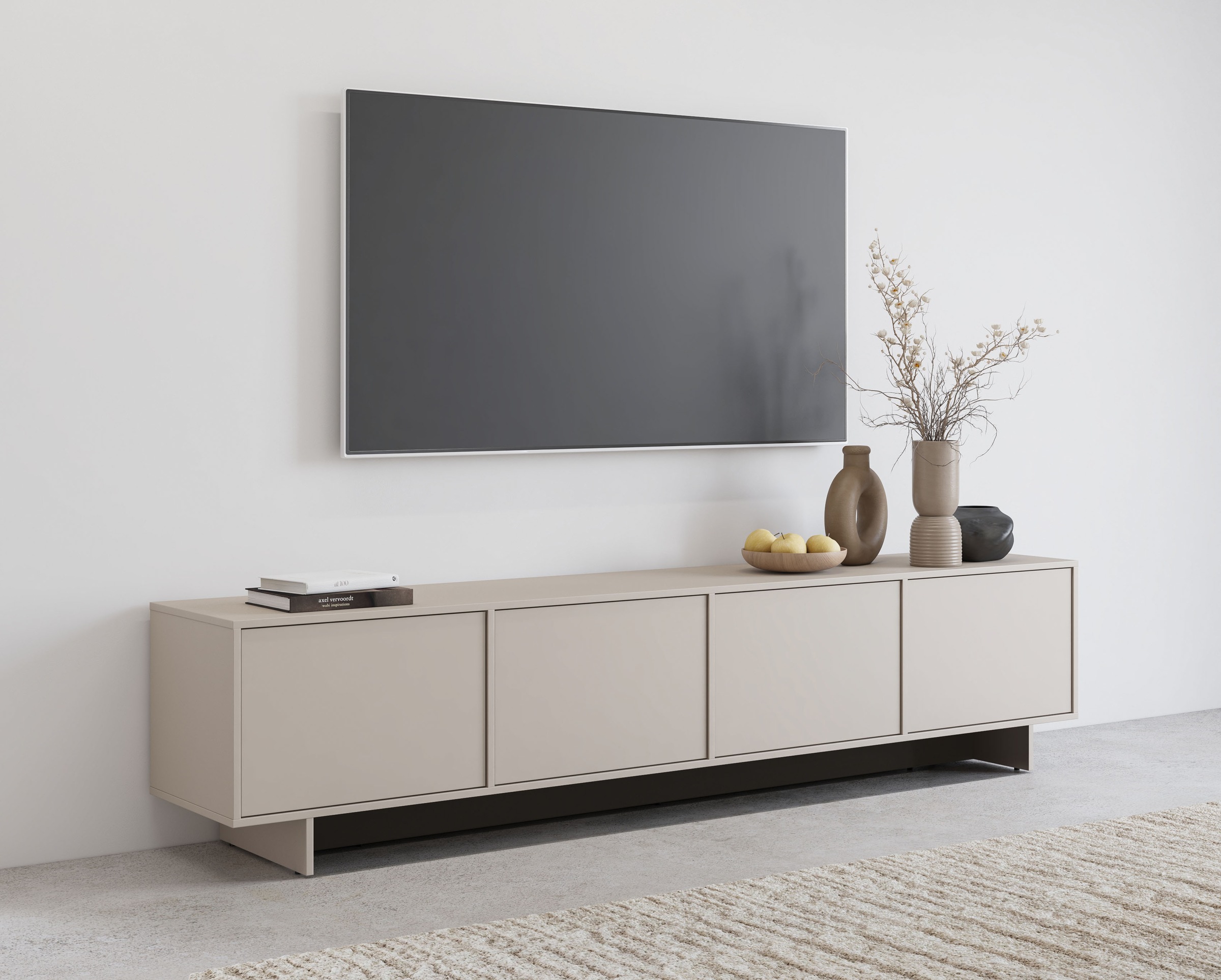 OTTO home Lowboard "TATAMI" TV-Schrank, TV-Board mit viel Stauraum, push-to-open-Funktion