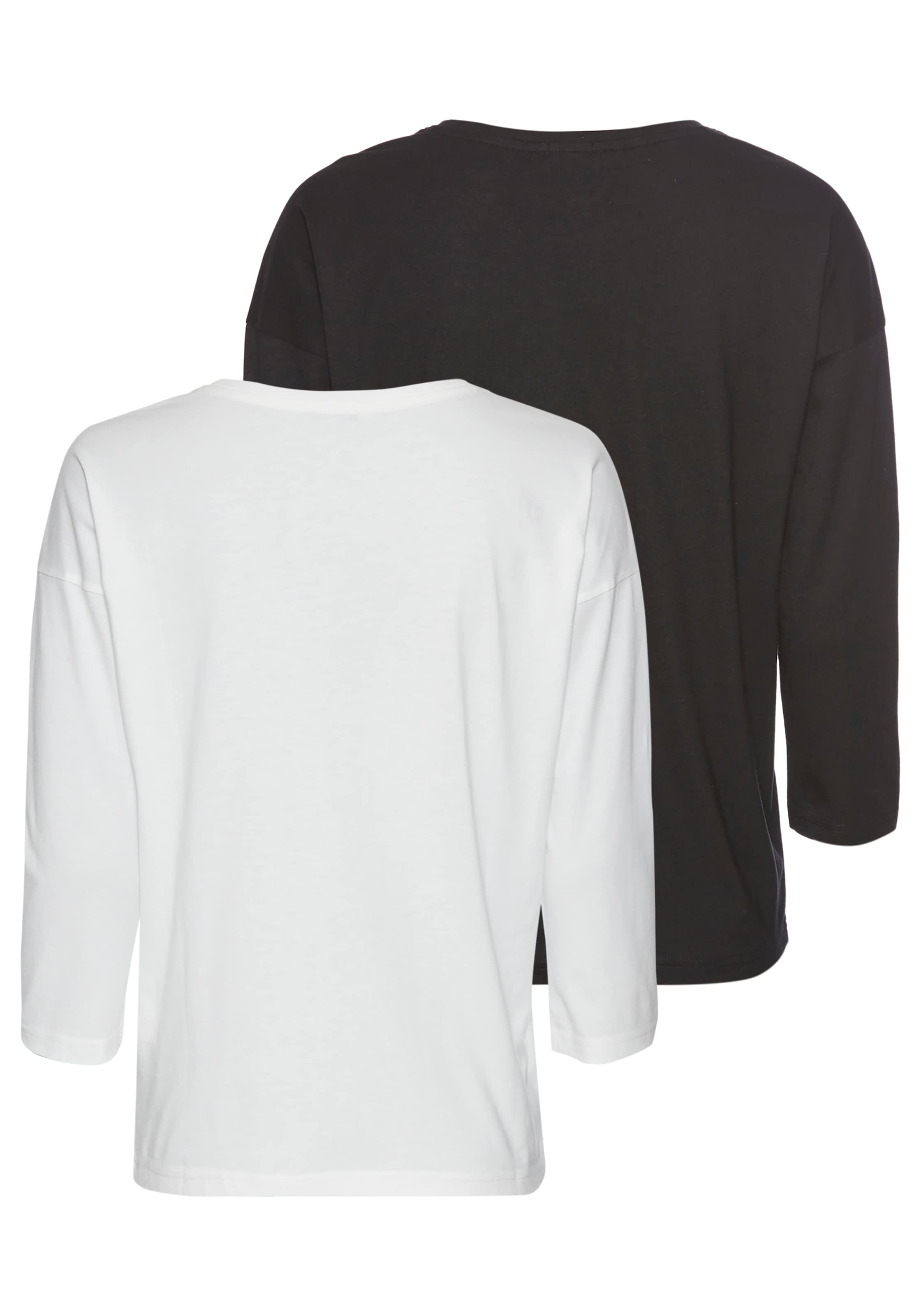 Laura Scott 3/4-Arm-Shirt, (2-er Pack), mit lockerer Passform