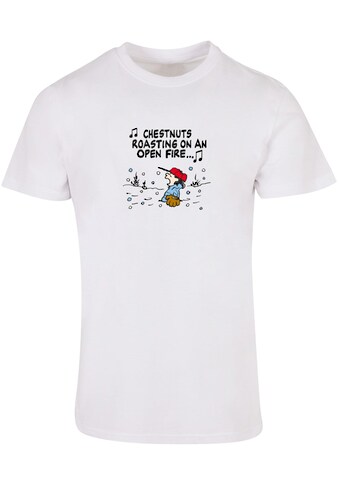 T-Shirt »Merchcode Herren Peanuts Chestnuts Basic Round Neck T-Shirt«, (1 tlg.)