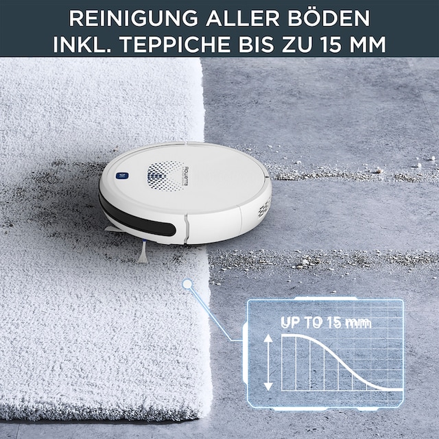 Rowenta Saugroboter »RR8277 X-Plorer Serie 45 Aqua«, zentrale Bürste,  Appsteuerung, 150 Min. Laufzeit, 90m² online bestellen | BAUR