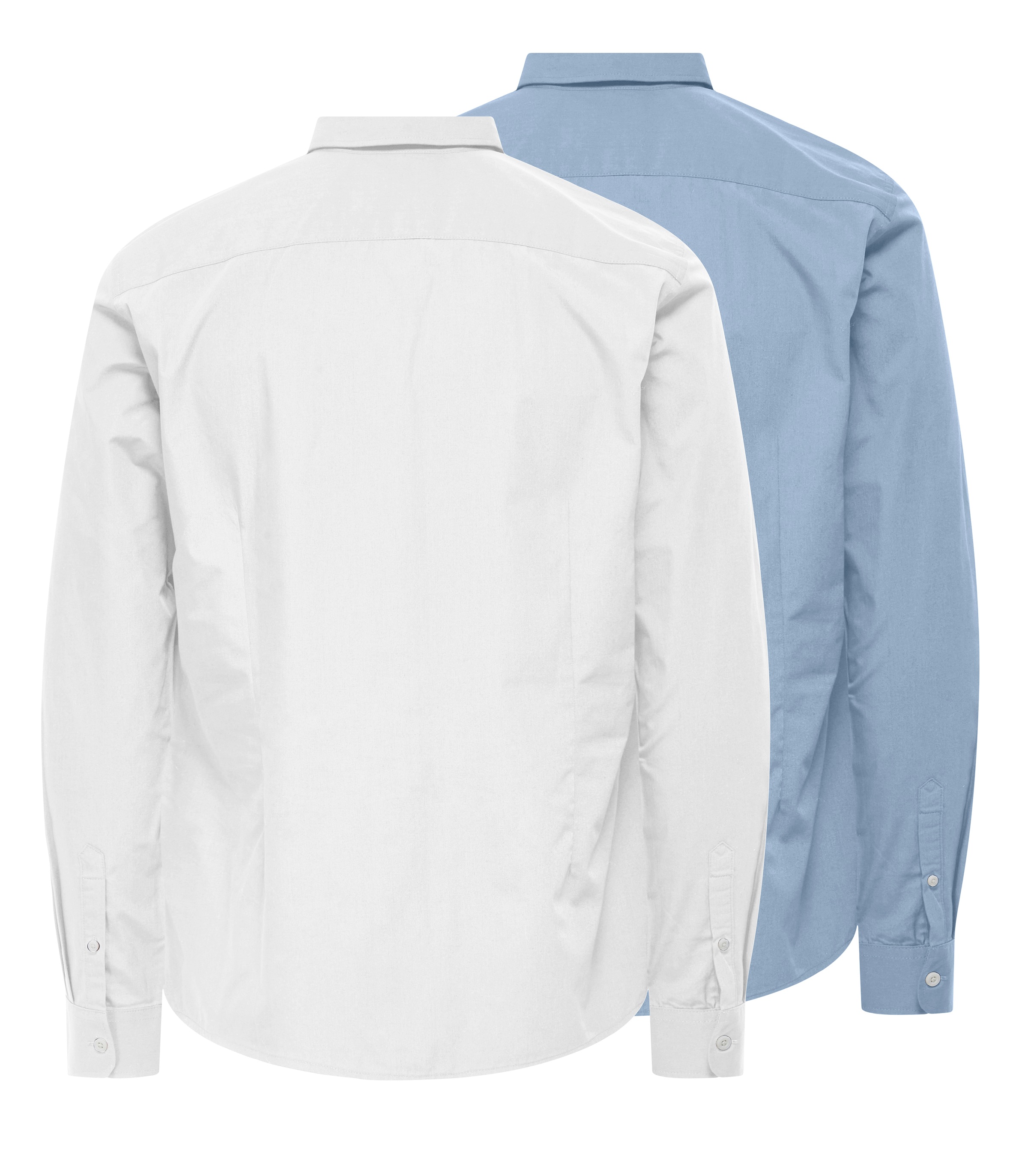 ONLY & SONS Langarmhemd "ONSFLORIA LIFE LS POPLIN SHIRT 2-PKT OTL" Packung, günstig online kaufen