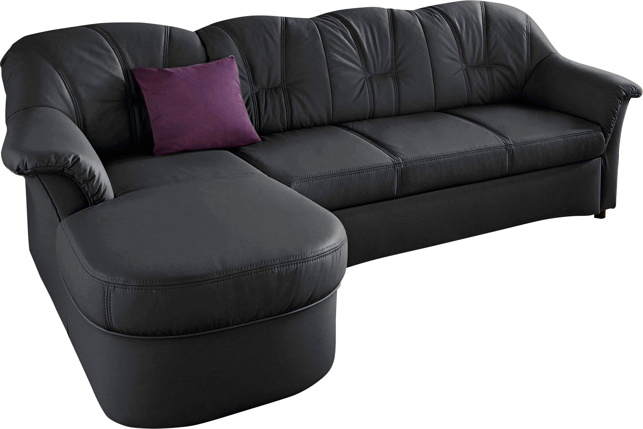 DOMO collection Ecksofa "Flores Schlafsofa, B/T/H: 233/142/86 cm, L-Form", günstig online kaufen