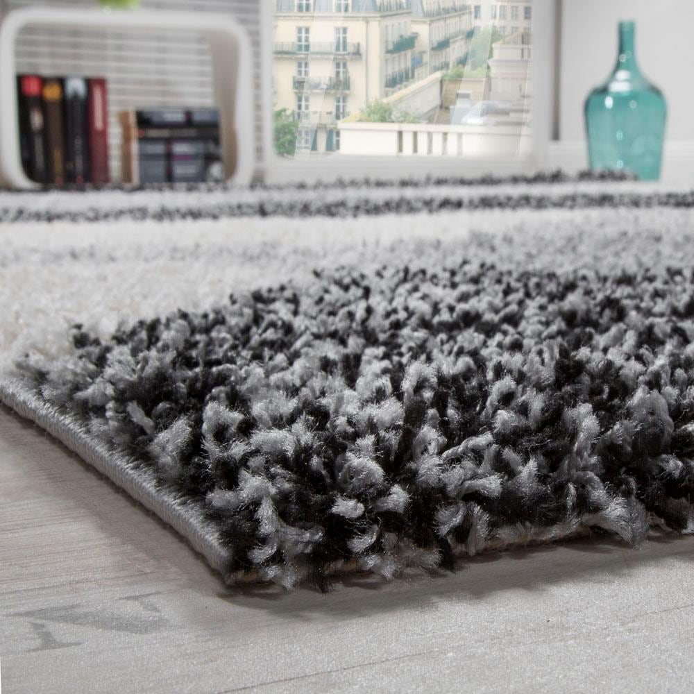 Paco Home Hochflor-Teppich »Mango 308«, rechteckig, 34 mm Höhe, weicher Shaggy, modernes Design, ideal im Wohnzimmer & Schlafzimmer