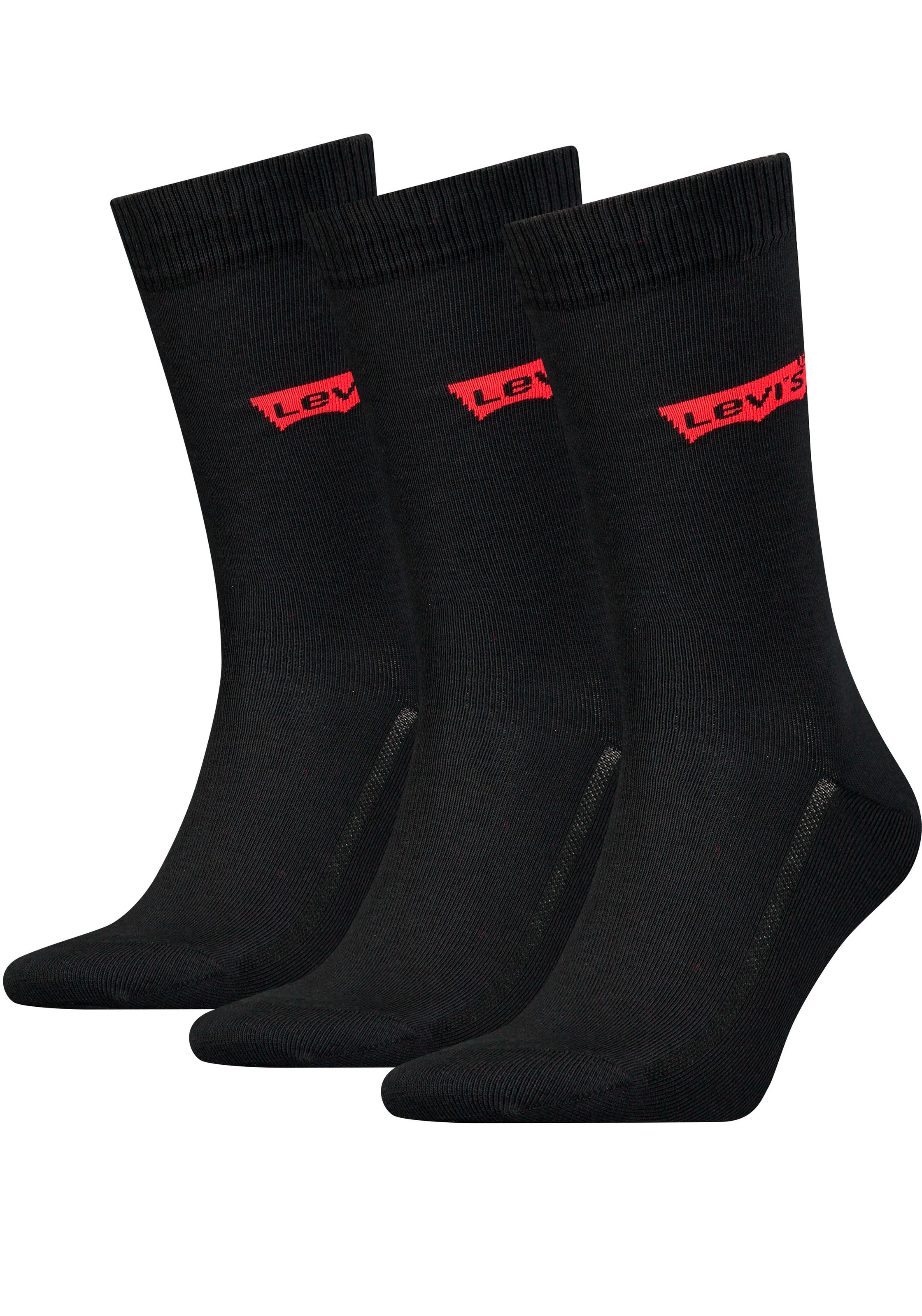 Levis Socken "LEVIS REGULAR CUT BW LOGO RECYCL CO 3P" Packung, 2er Pack, 3 günstig online kaufen
