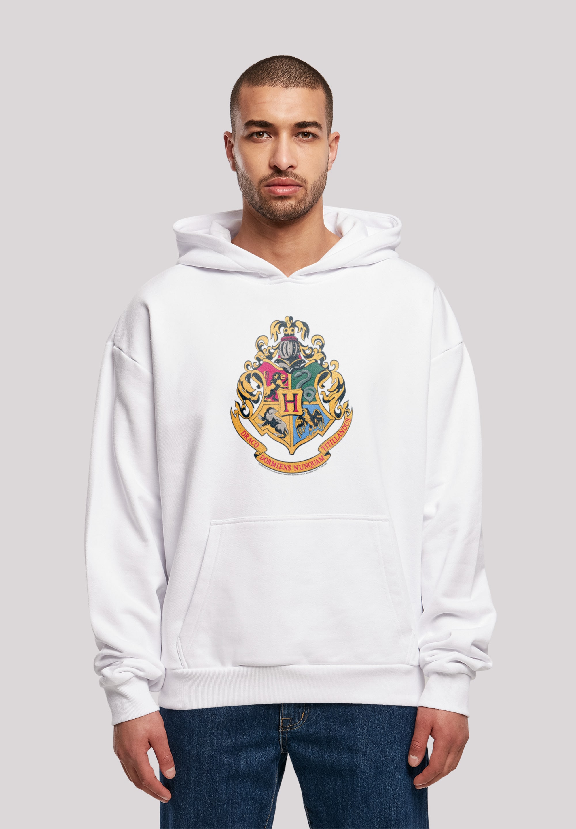 F4NT4STIC Kapuzenpullover "Harry Potter Hogwarts Crest Gold", Print günstig online kaufen