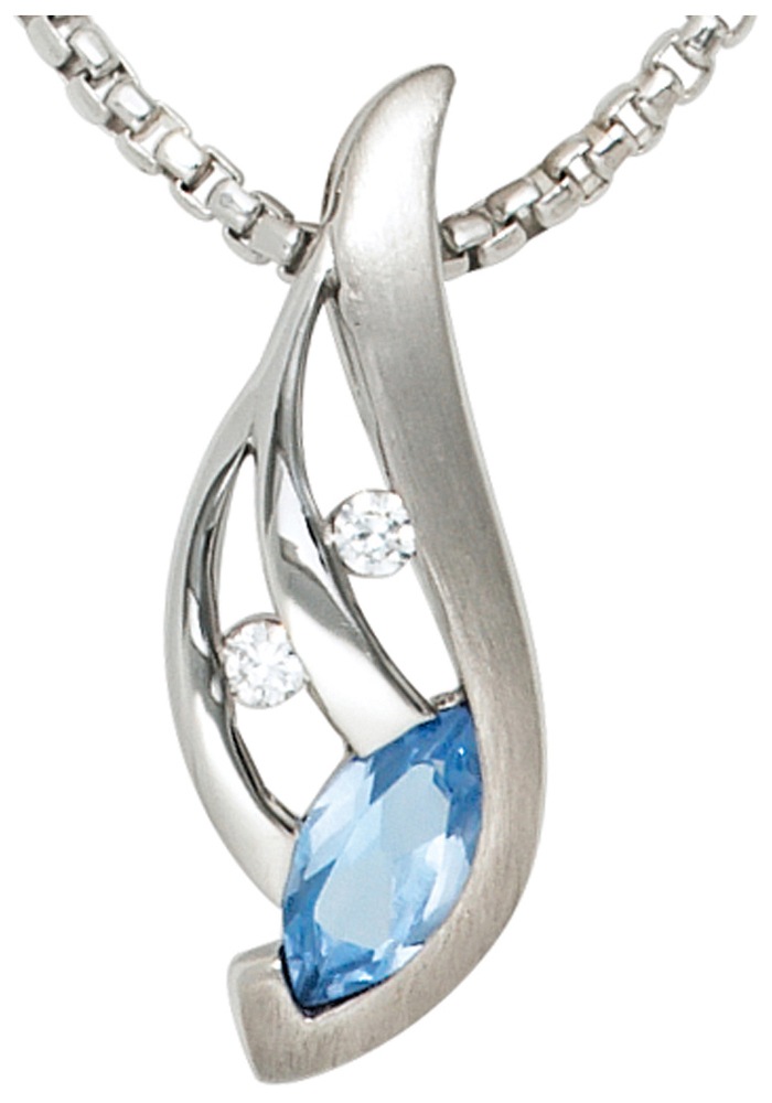 JOBO Kettenanhänger »Anhänger mit Zirkonia«, 925 Silber