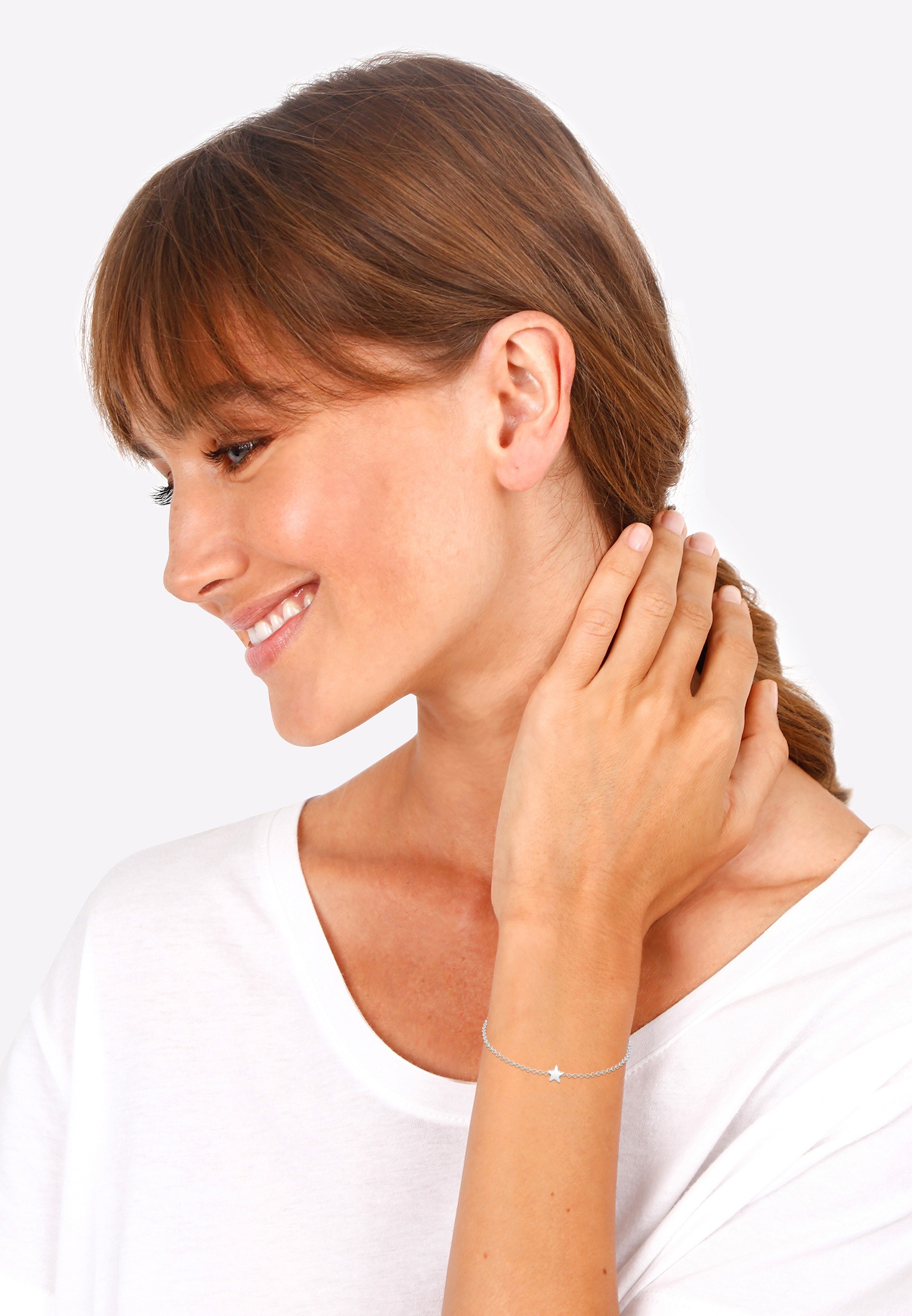 Elli Armband »Stern Anhänger Astro Basic 925 Silber«