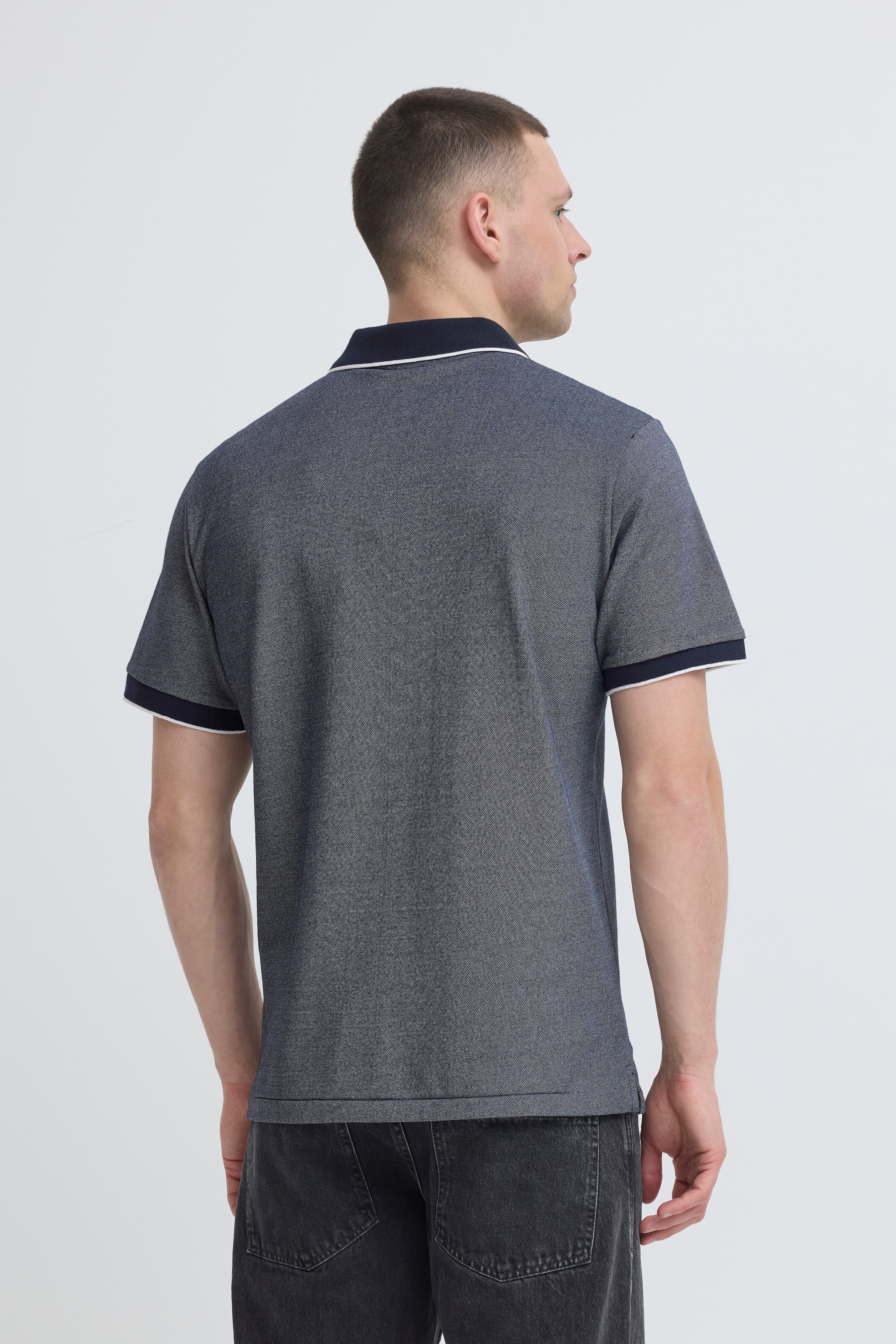 Blend Poloshirt »BHGILBERT POLO S/S« aus Baumwollmischung, Regular Fit, mit kurzer Knopfleiste, unifarben