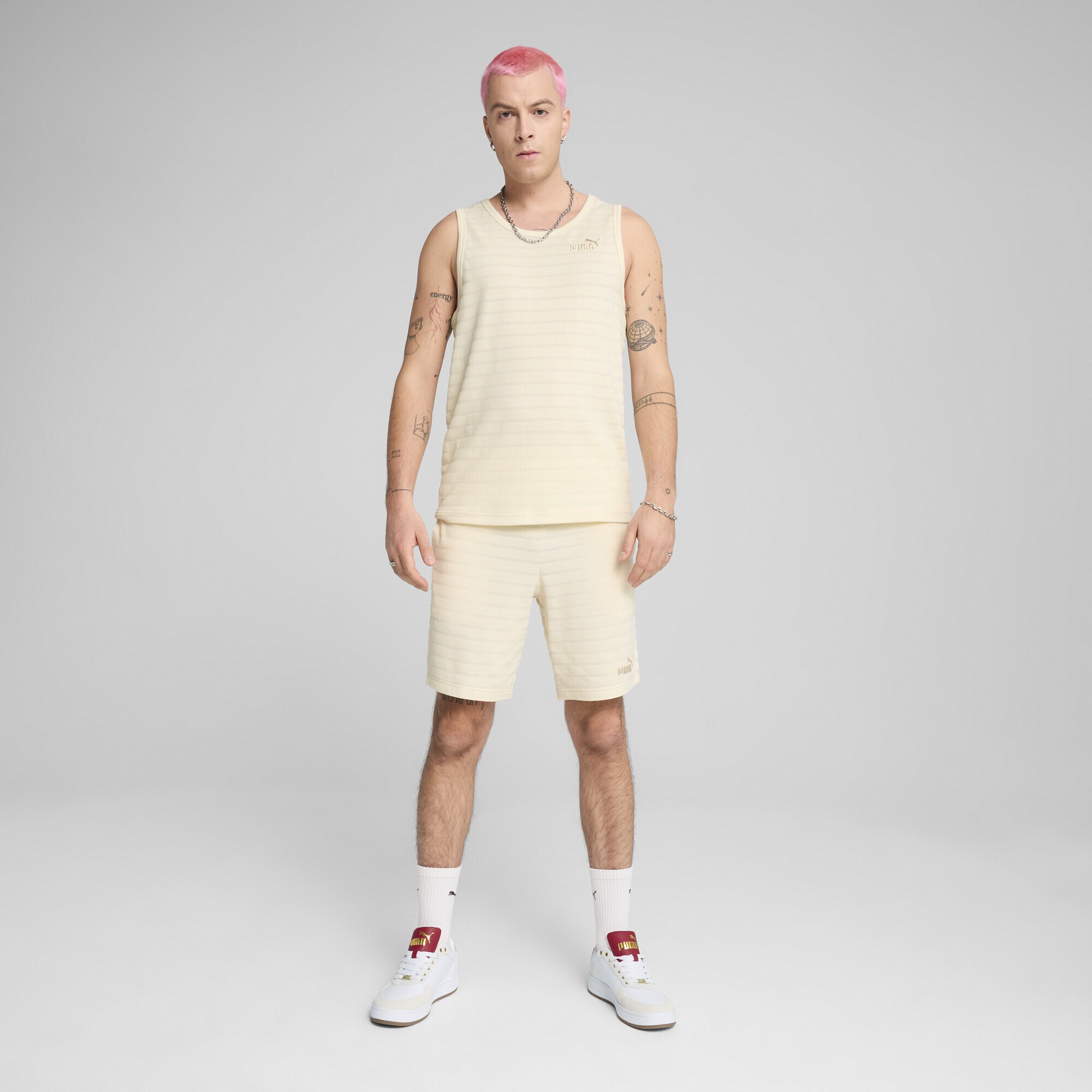 PUMA Sporthose »Essentials Elevated 9" Strukturierte Shorts Herren«