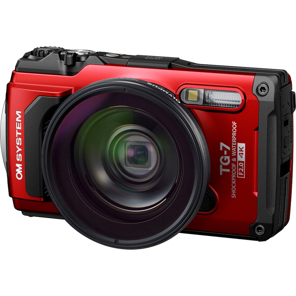 Olympus Kompaktkamera »Tough TG-7«, 12 MP, 4 fachx opt. Zoom, Bluetooth-WLAN (Wi-Fi)