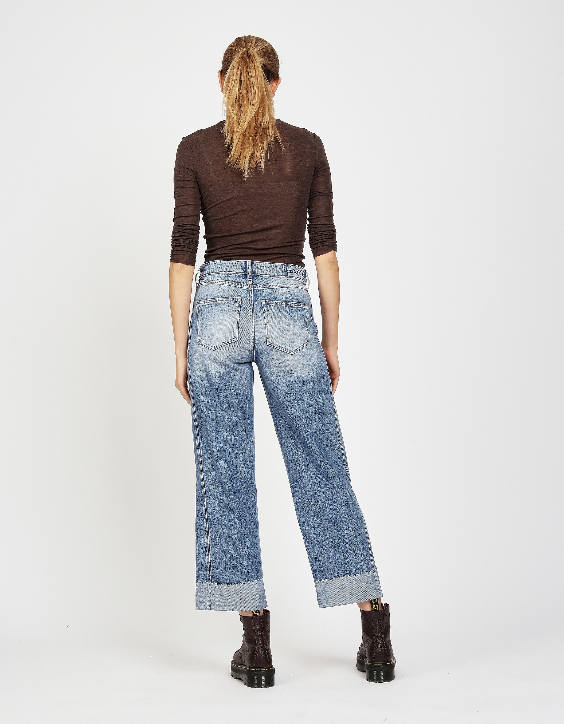 GANG Straight-Jeans »94BLAKE STRAIGHT«, mit eingesetztem Seitenstreifen, High Rise