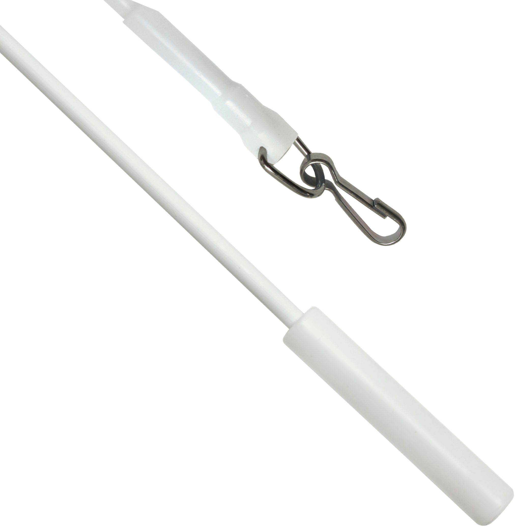 Schleuderstab GARDINIA, L:125cm, weiß, Schleuderstäbe, "Kunststoff mit Metallhaken", Serie Flächenvorhang-Technik Atlanta 3-läufig