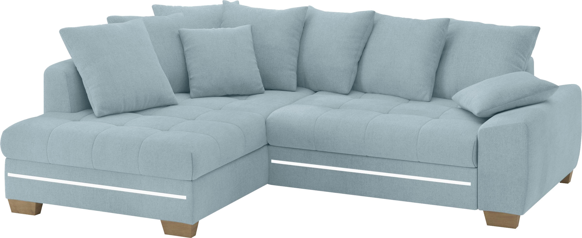 Mr. Couch Ecksofa "Nikita II, L-Form", mit Kaltschaum, RGB-LED Beleuchtung, günstig online kaufen