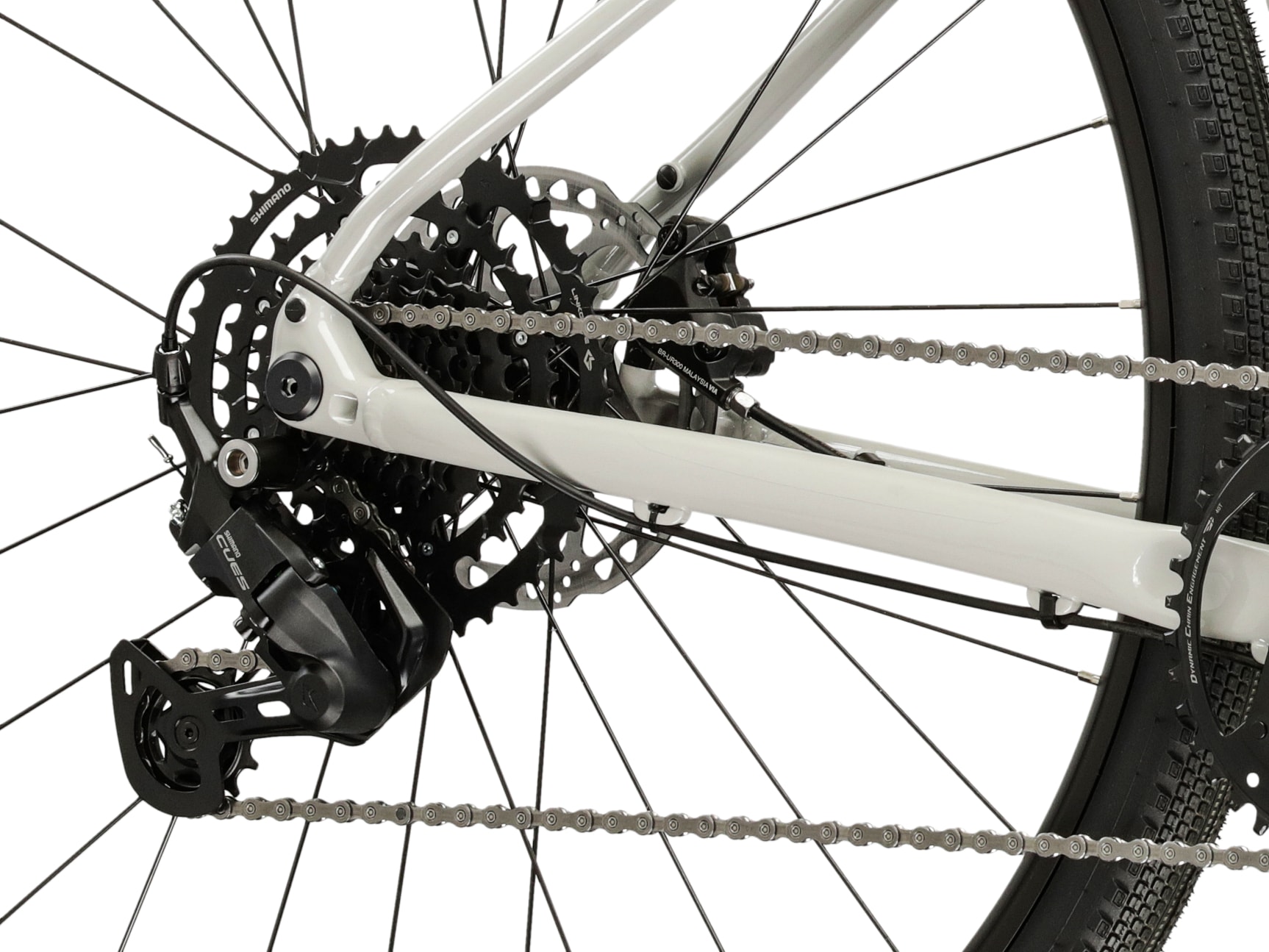 Kross Gravelbike »KROSS Gravelbike Esker 1.0 28" grau 18 Gänge Gabel aus Carbon 2026« 18 Gang Shimano CUES U3020 Schaltwerk Kettenschaltung Carbon aus Gabel