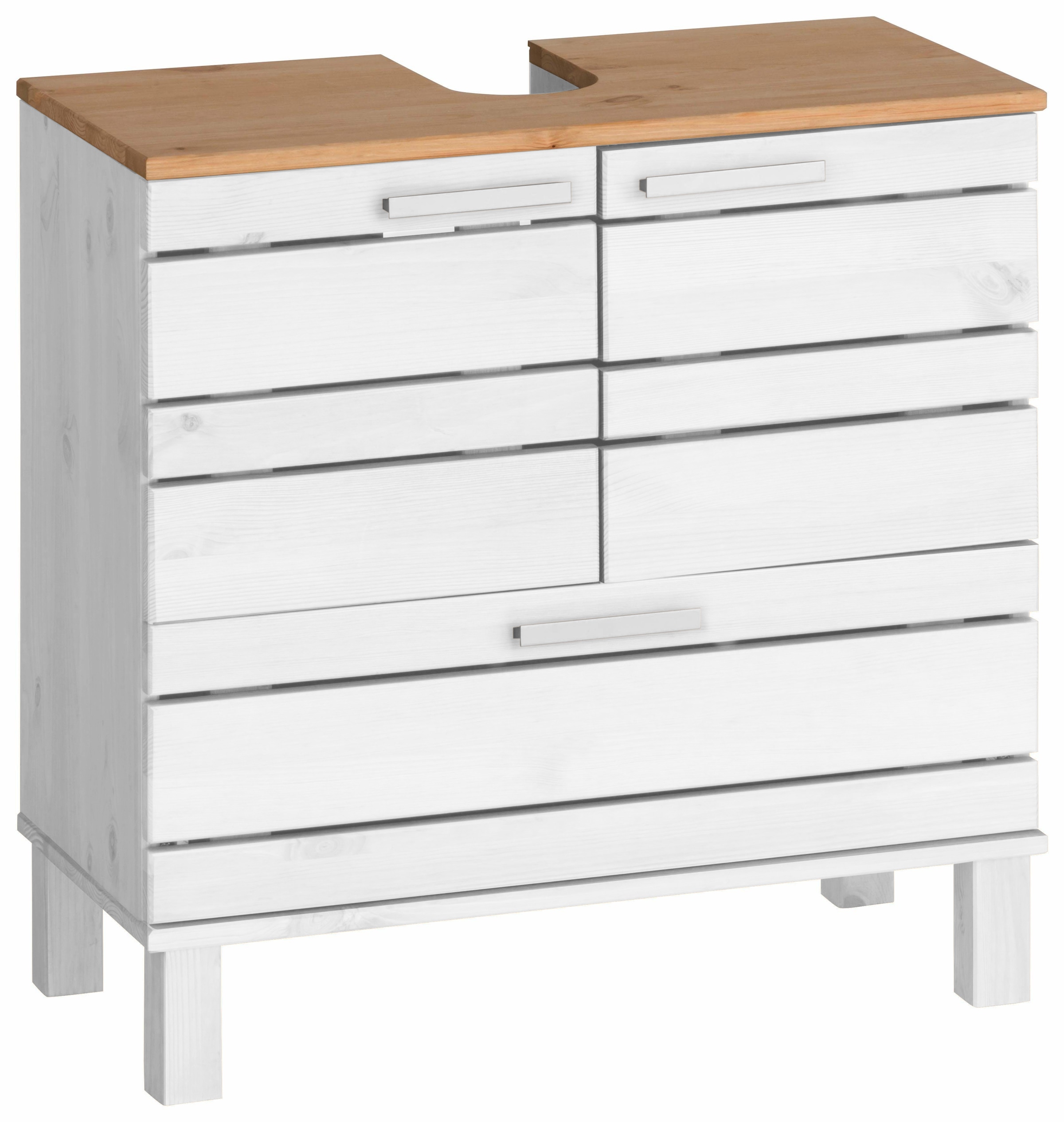 Home affaire Waschbeckenunterschrank "JOSIE", Breite 60, aus Massivholz, Me günstig online kaufen
