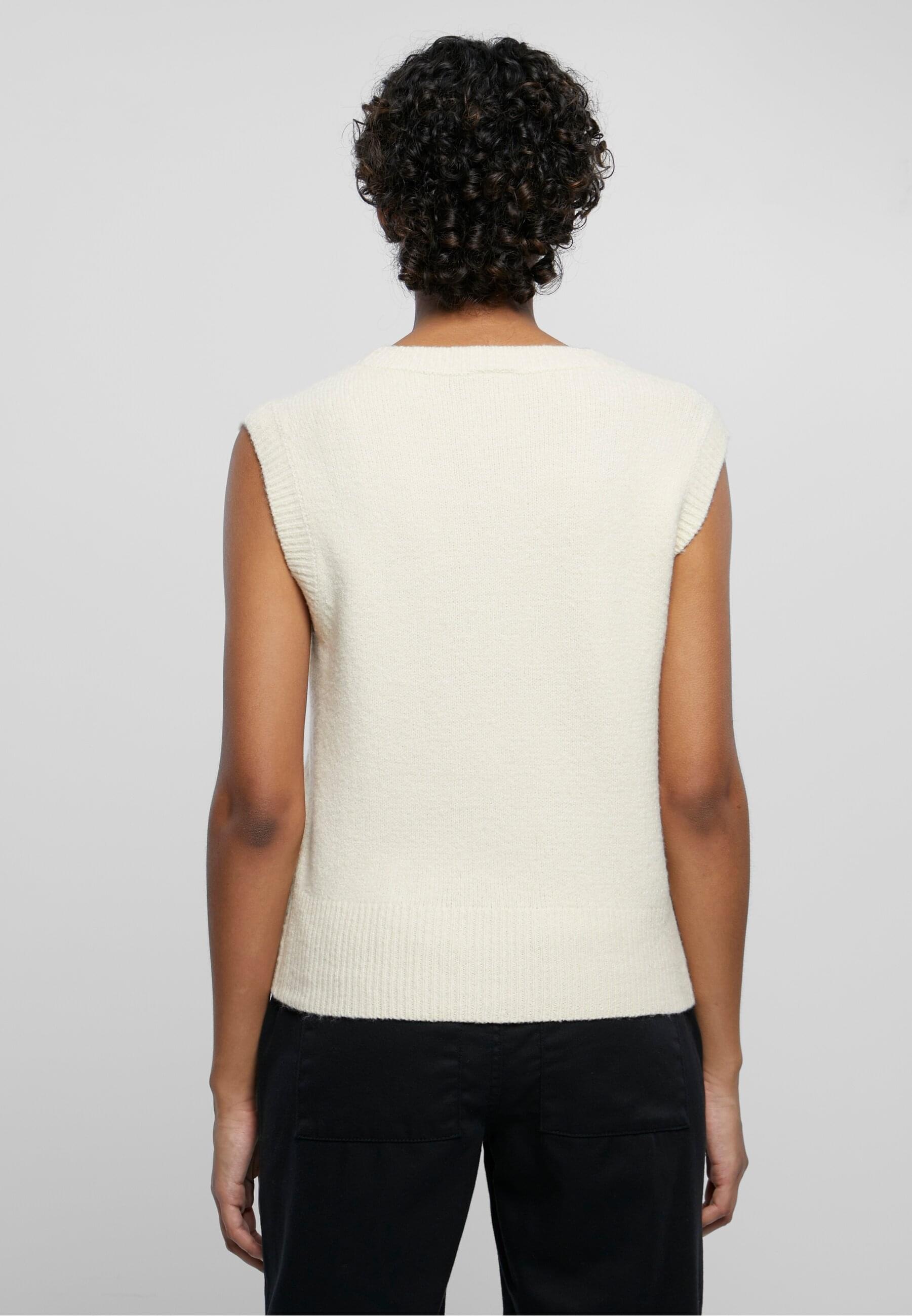 URBAN CLASSICS Rundhalspullover »Urban Classics Damen Ladies Knit Slipover«, (1 tlg.)