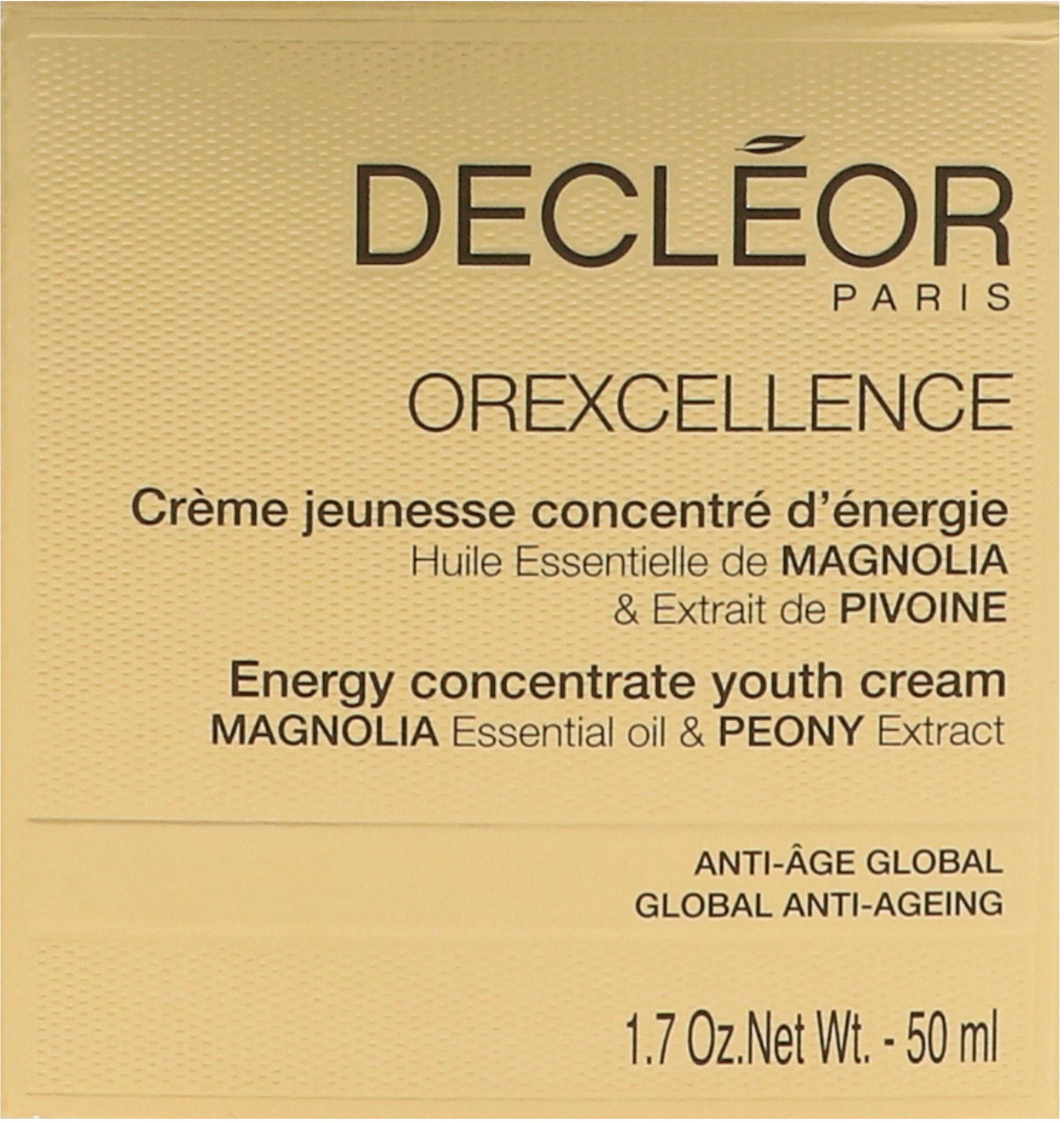 Decléor Anti-Aging-Creme »Excellence Energy Concentrate Youth«, (Packung, 1 tlg.), Definiert Gesichtskonturen und schenkt Leuchtkraft.