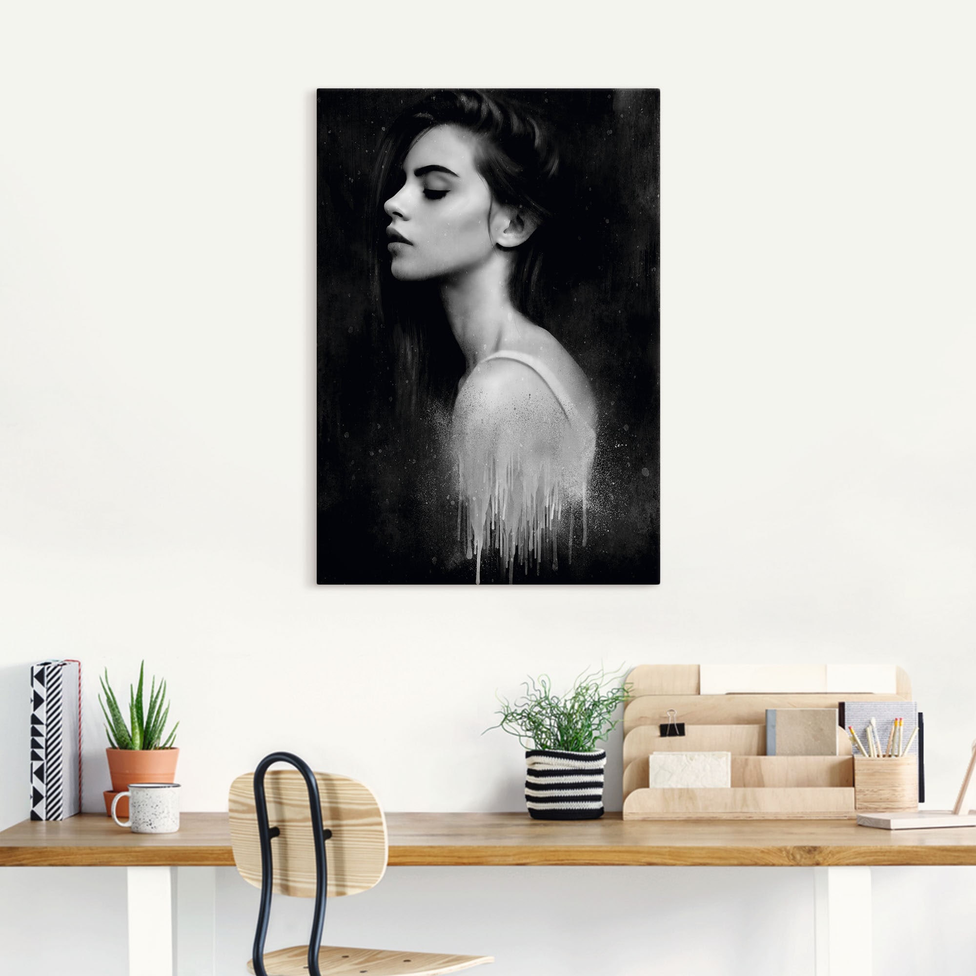 Artland Wandbild »Look at me«, Portrait, (1 St.), als Leinwandbild, Poster in verschied. Größen