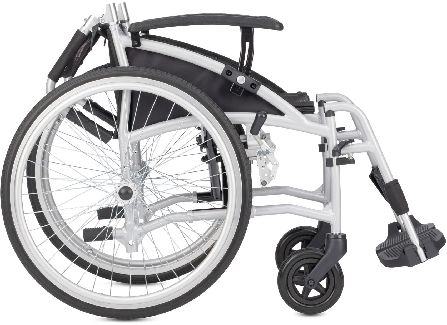 Bischoff & Bischoff Transportrollstuhl »Vida 22"«, Die perfekte Wahl für Reisen und Mobilität unterwegs, nur 11 kg
