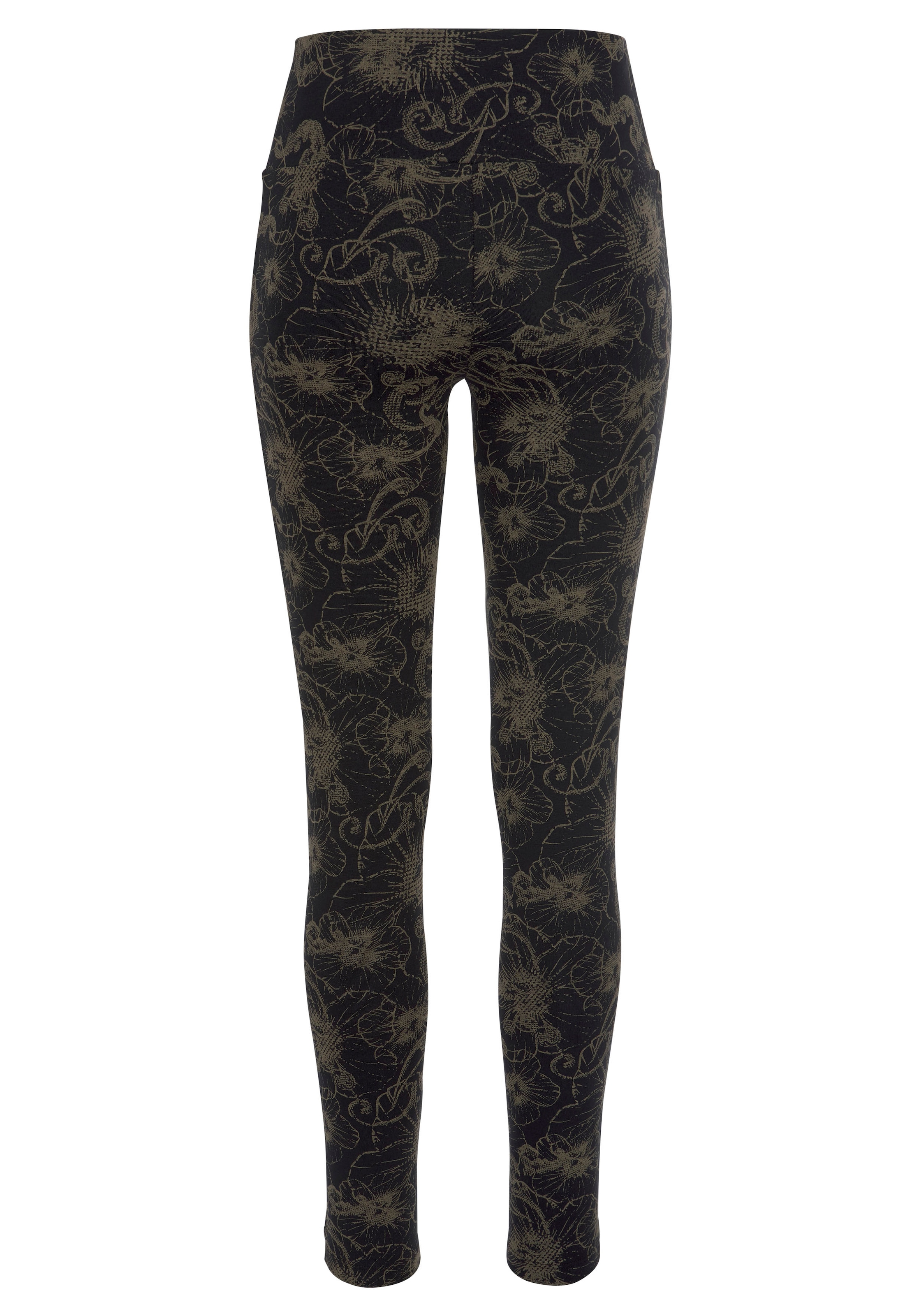 H.I.S Leggings, (2er-Pack), bedruckt und uni