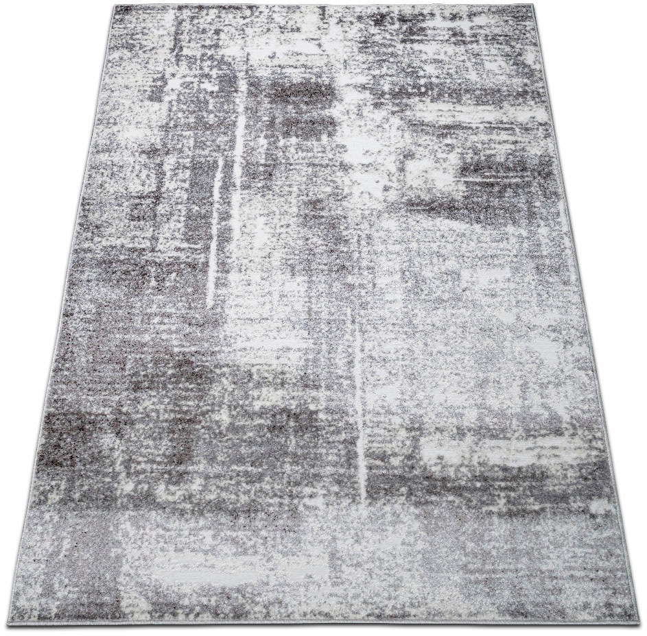 Teppich OTTO HOME "Salsa" Gr. 7, grau, B:240cm H:9mm L:320cm, Kunstfaser, Teppiche, Teppich, mit besonders weichem Flor, Kurzflor, im Vintage-Look, dichte Qualität 3