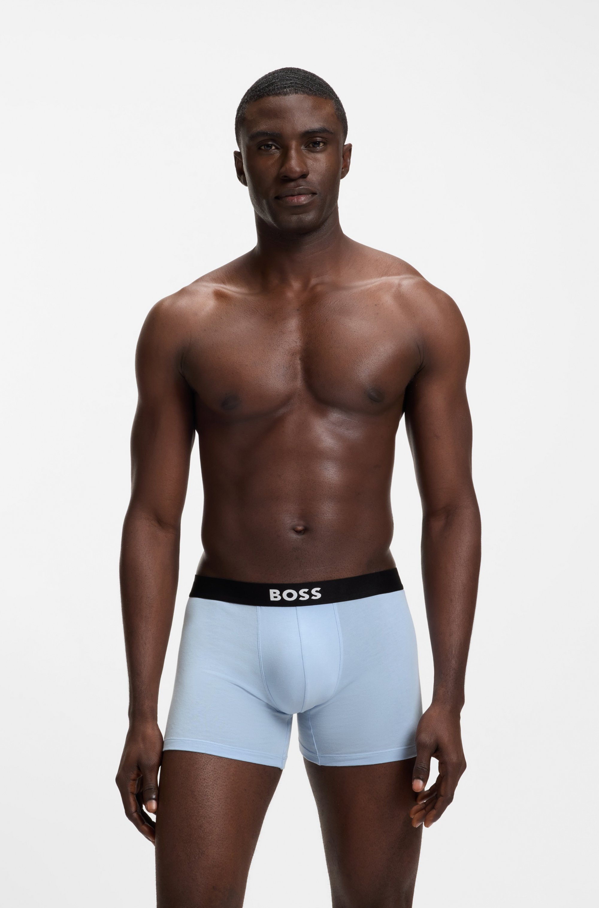 BOSS Boxershorts "Boxer Brief 3P BOSS ONE" 3 Stk. elastischer Bund mit Logo günstig online kaufen