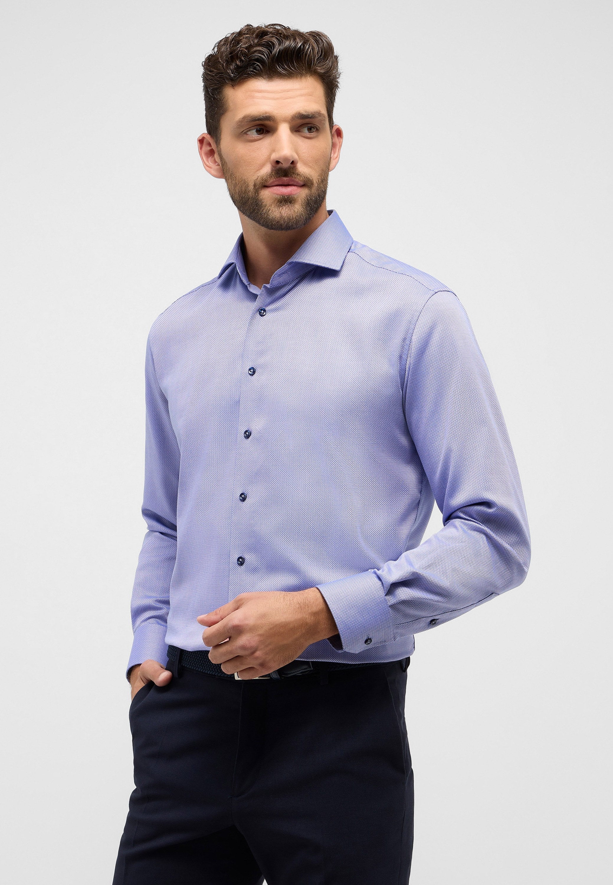 Eterna Langarmhemd "MODERN FIT" NON IRON (bügelfrei) günstig online kaufen