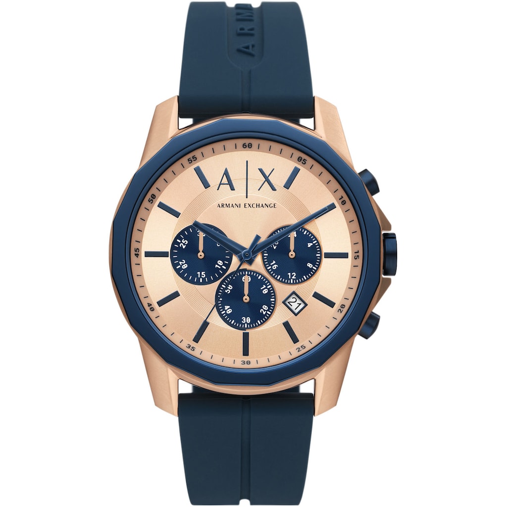 ARMANI EXCHANGE Chronograph »AX1730«, Quarzuhr, Armbanduhr, Herrenuhr, Stoppfunktion, Datum, analog