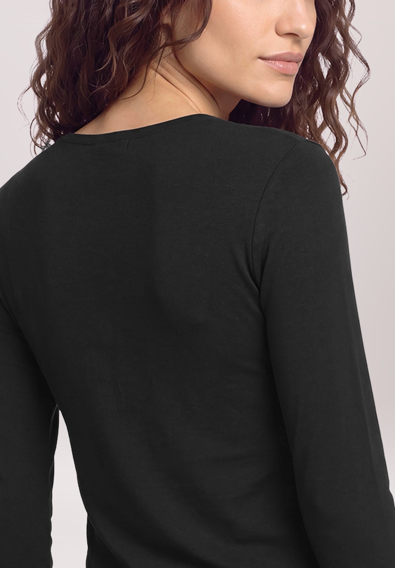Cartoon Kurzarmshirt »Damen mit Kragen« 1