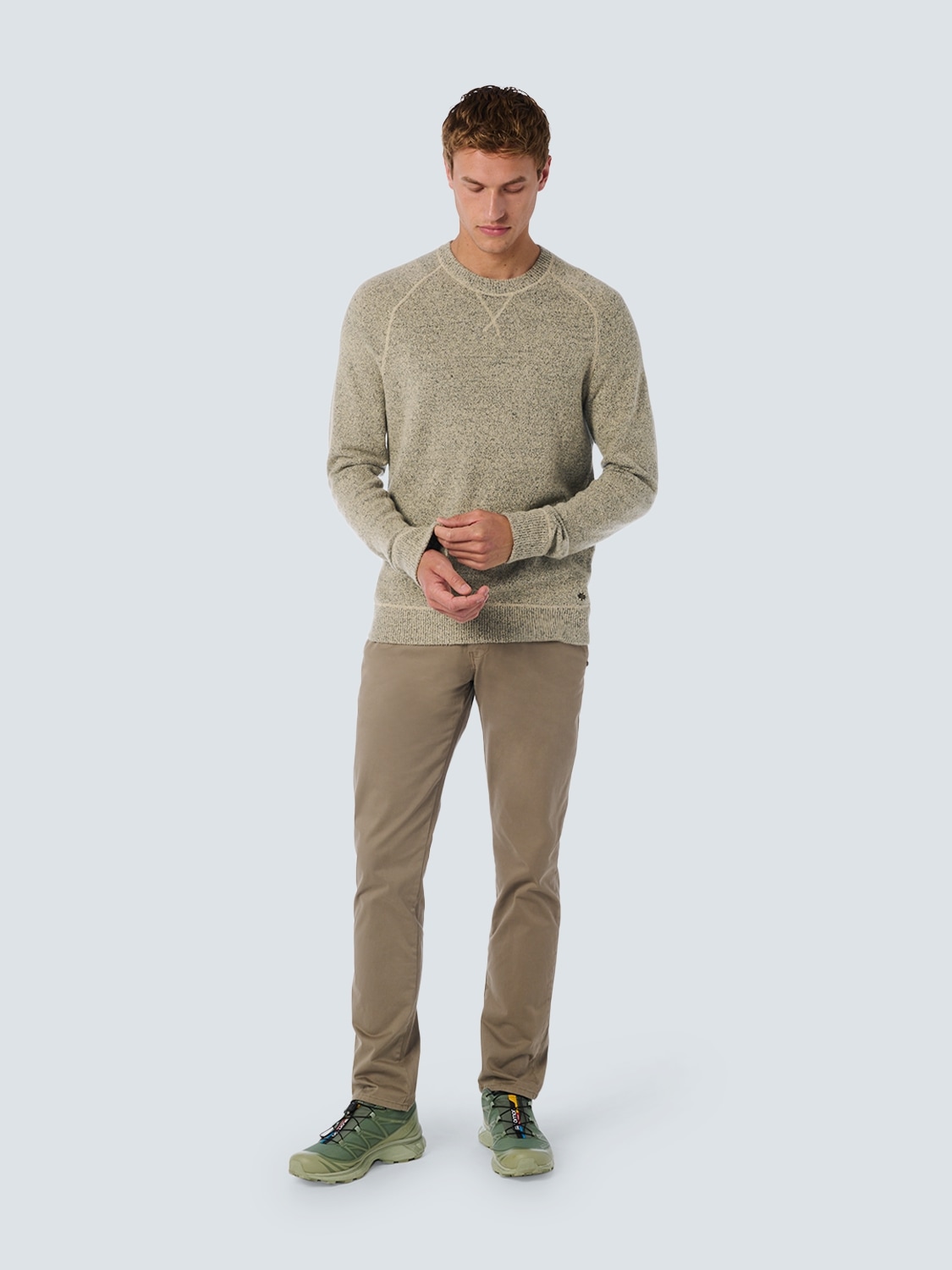 NO EXCESS Strickpullover, in melierter Optik