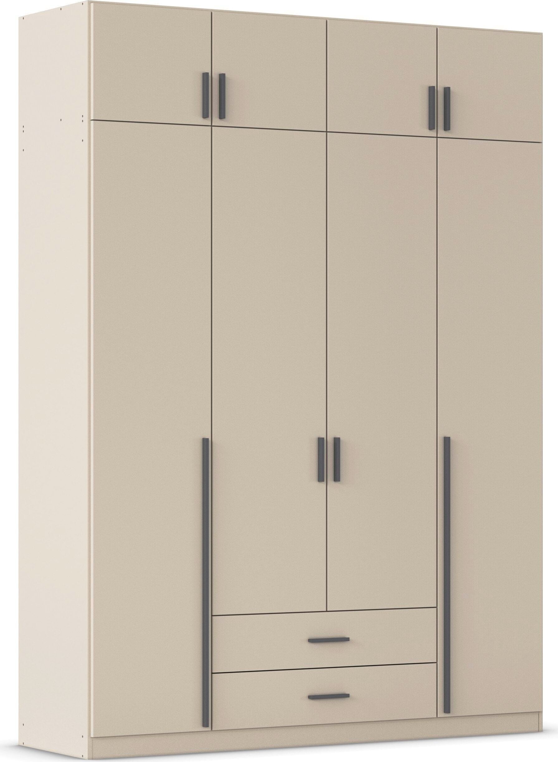 rauch "Schrank Garderobe Wäscheschrank GAMMA in 4 Breiten 91-226 cm" 3 verschiedene Ausstattungen BASIC/CLASSIC/PREMIUM (inkl. SOFT-CLOSE), mit Schubladen und Schrankaufsatz, schlichtes Design MADE IN GERMANY