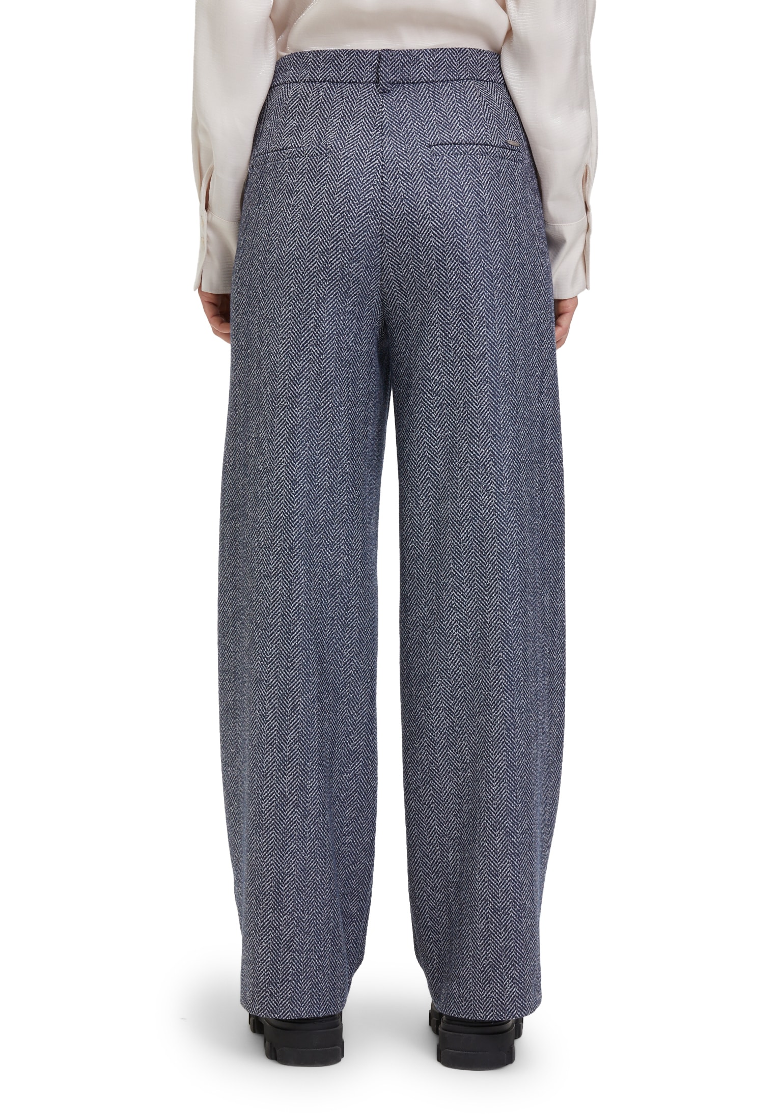Betty&Co Anzughose »Betty & Co Anzughose mit weitem Bein«, Material