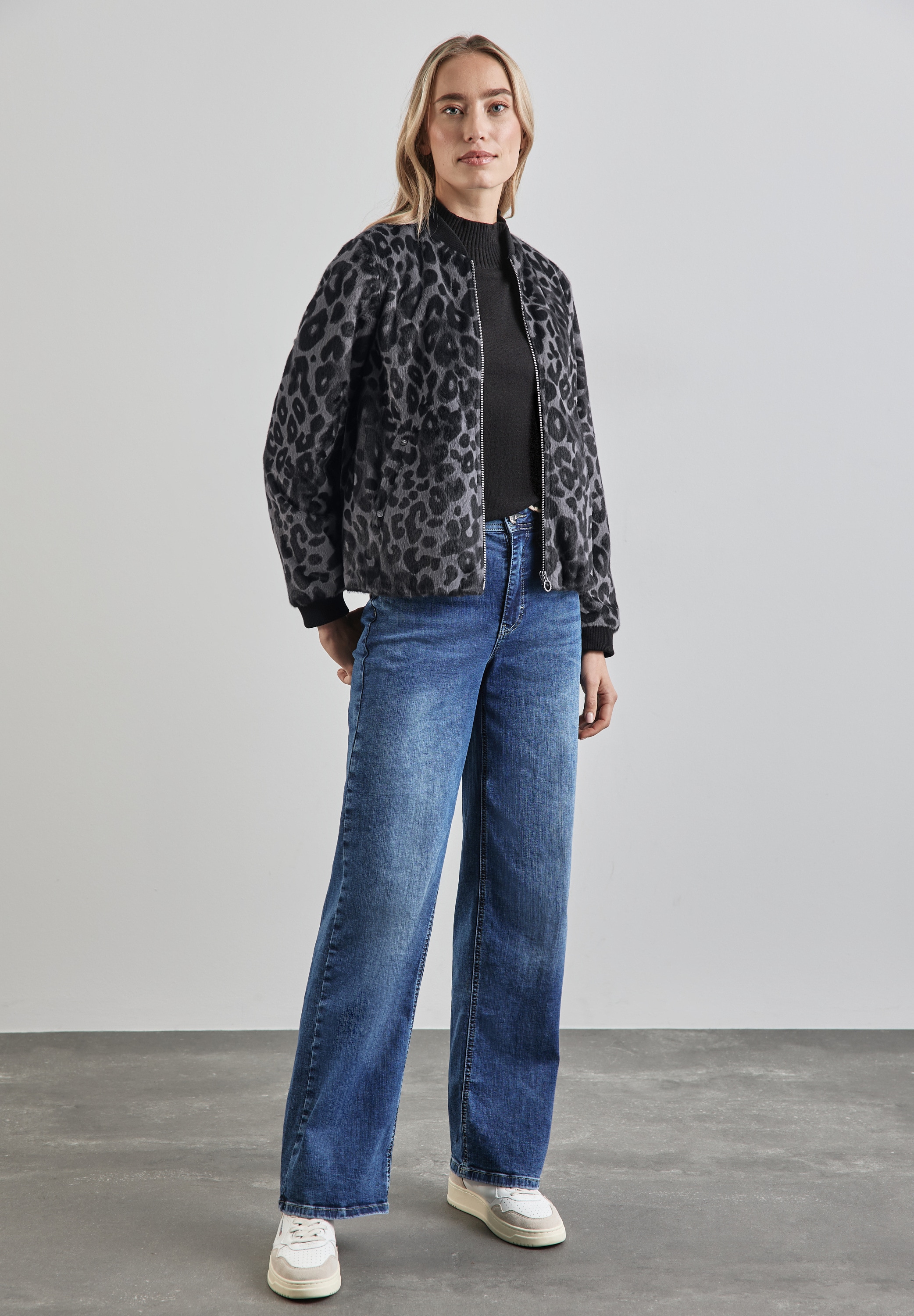 STREET ONE Blouson, ohne Kapuze, mit Stehkragen