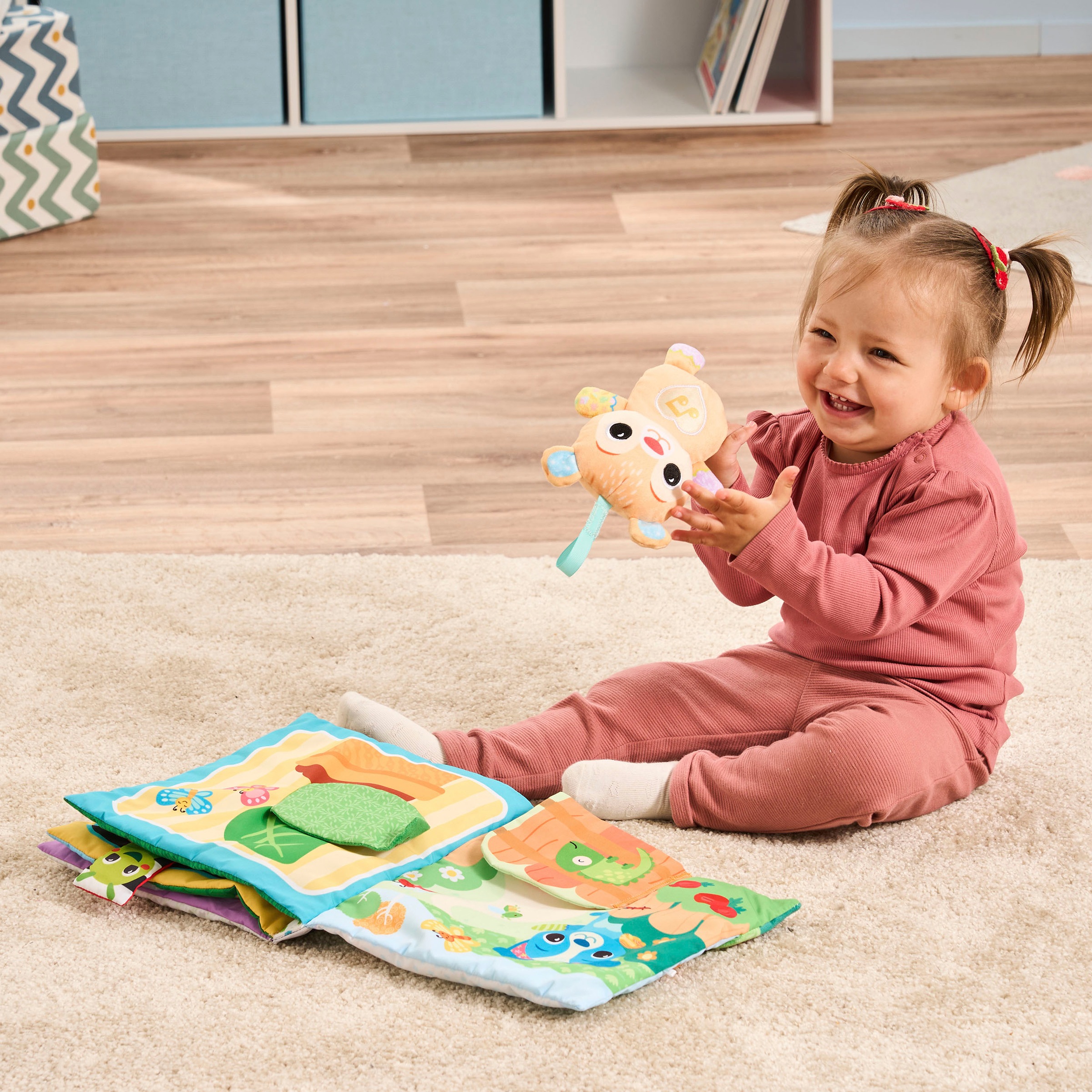 Vtech® Stoffbuch »Vtech Baby, Mein großes Plüschbuch«, mit Licht- und Soundeffekt