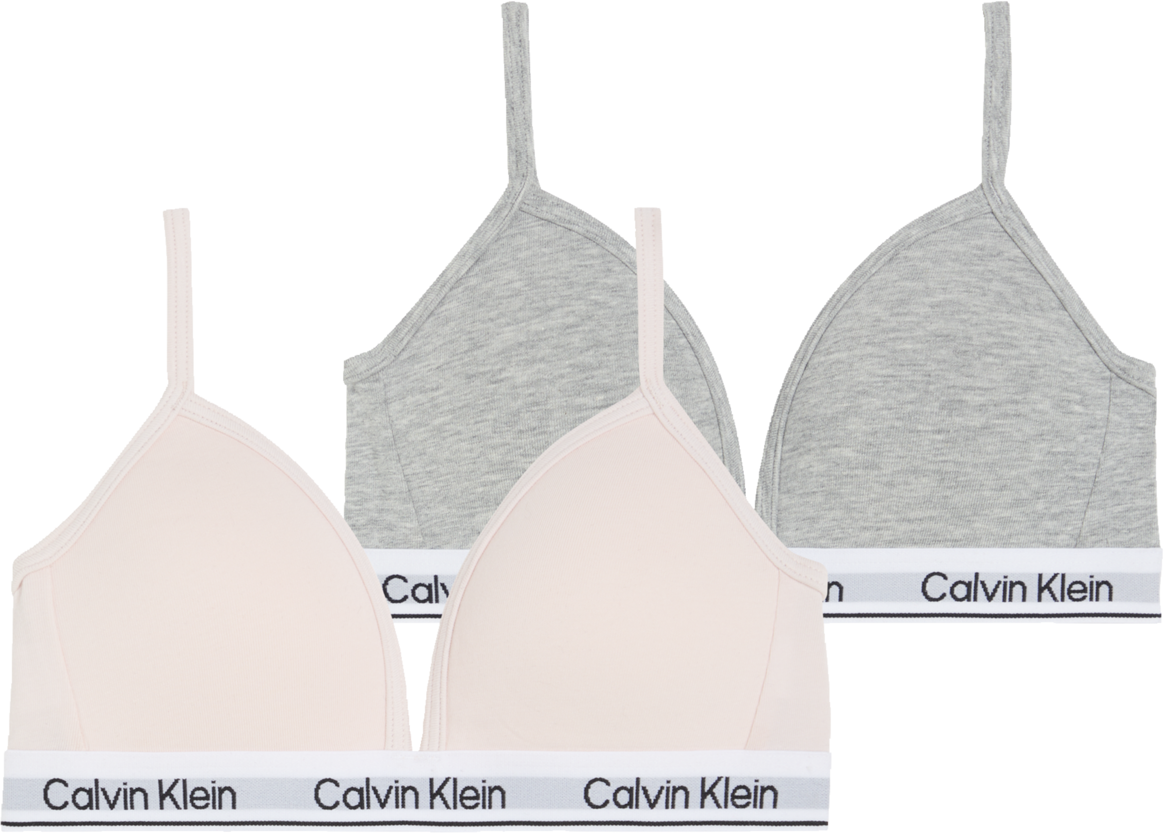 Calvin Klein Underwear Triangel-BH "2PK TRIANGLE" Packung, 2er-Pack, 2 mit Logobund