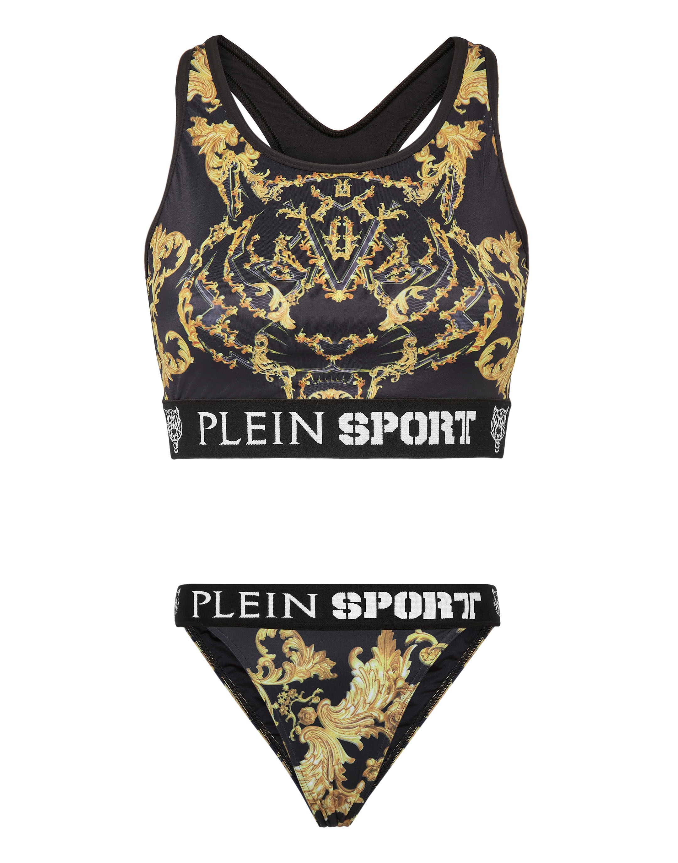 PLEIN SPORT Triangel-Bikini »Baroque«