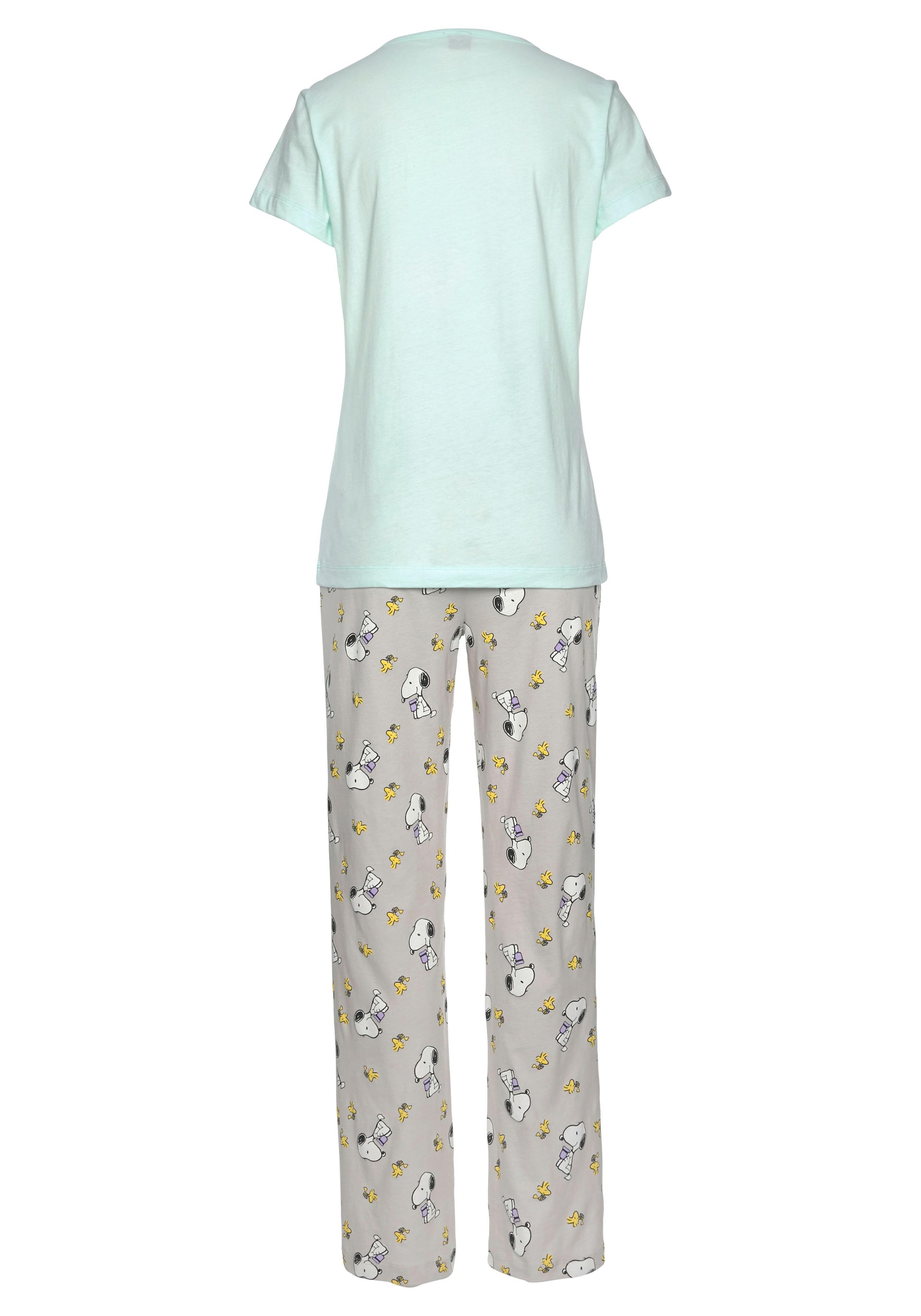 Peanuts Pyjama, (2 tlg.), mit Snoopy und Woodstock Druck