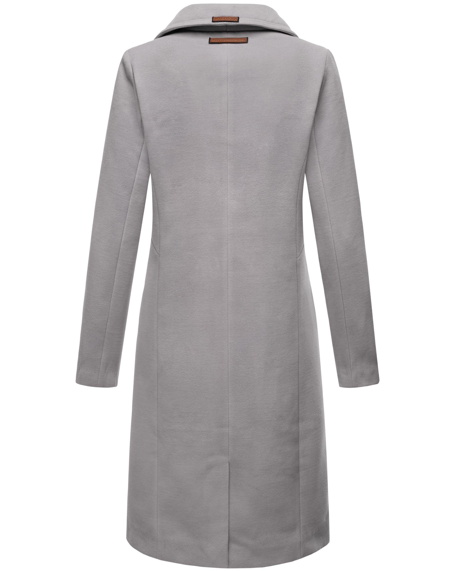 Navahoo Wintermantel »Wooly«, edler Damen Trenchcoat in Wollmantel-Optik