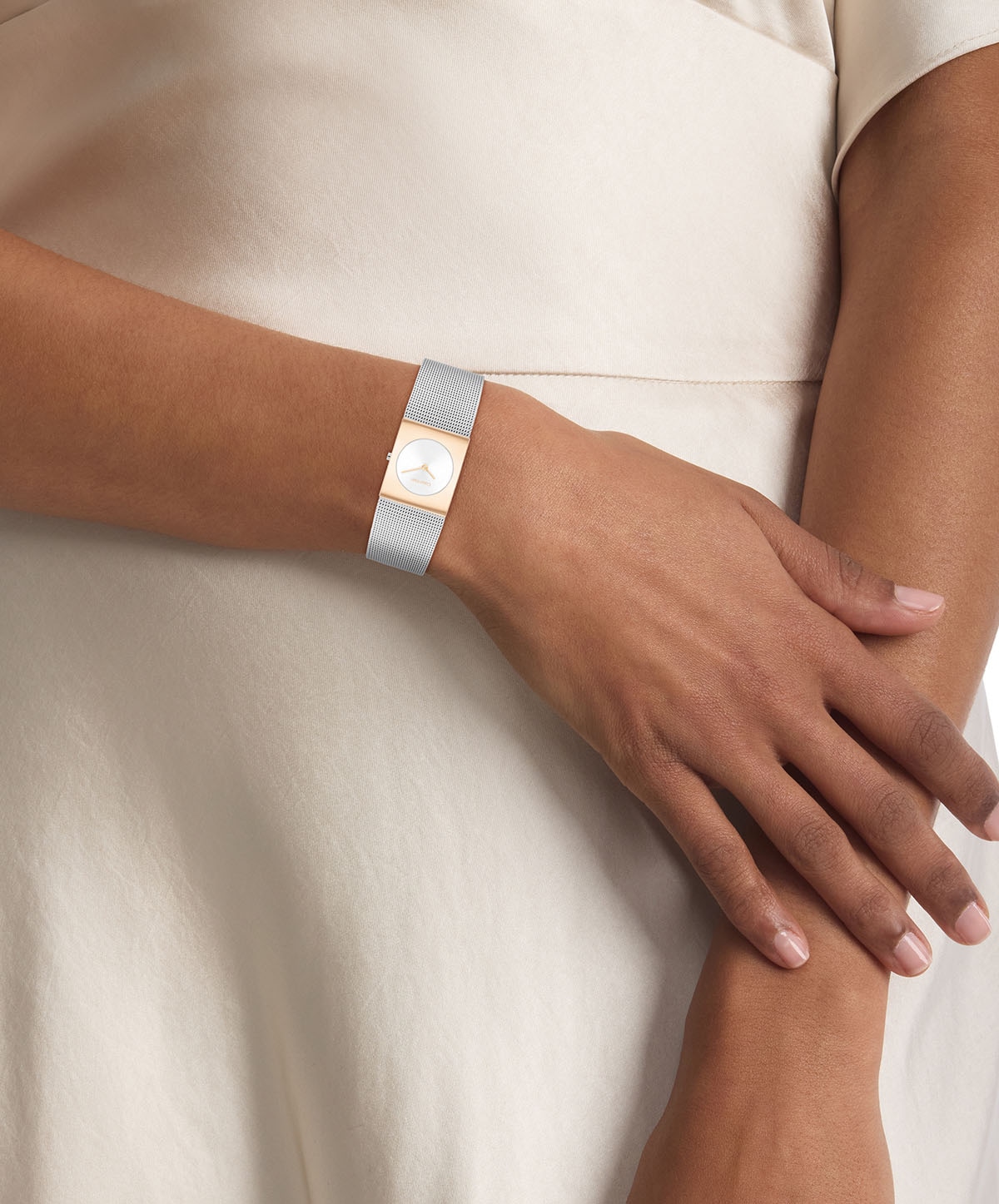 Calvin Klein Quarzuhr »CK PULSE«, Armbanduhr, Damenuhr, analog, Edelstahlarmband